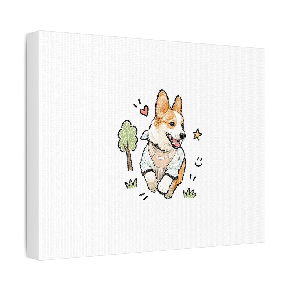 Custom Bold Doodle Portrait from Your Photo - Canvas Print