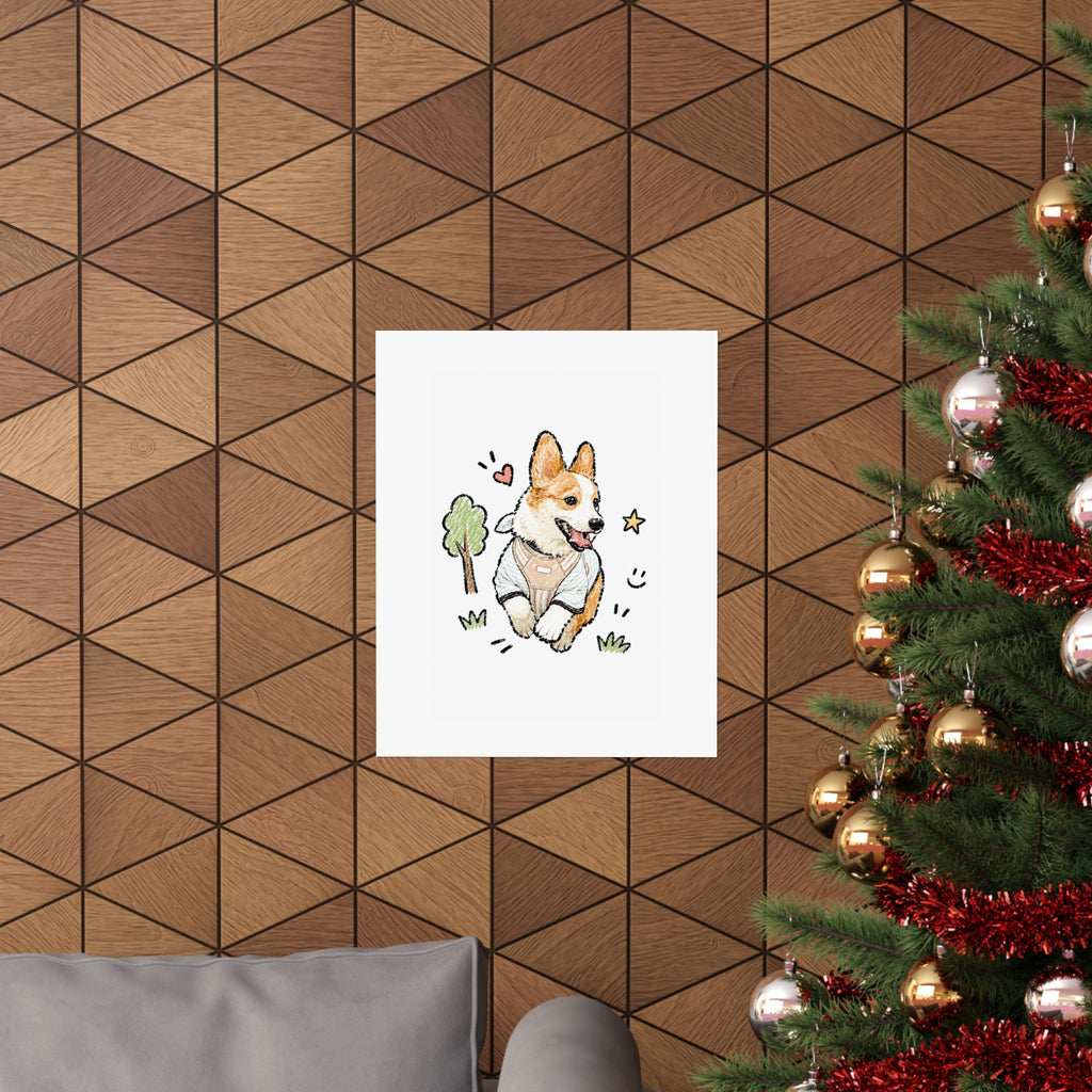 Custom Bold Doodle Portrait from Your Photo - Poster