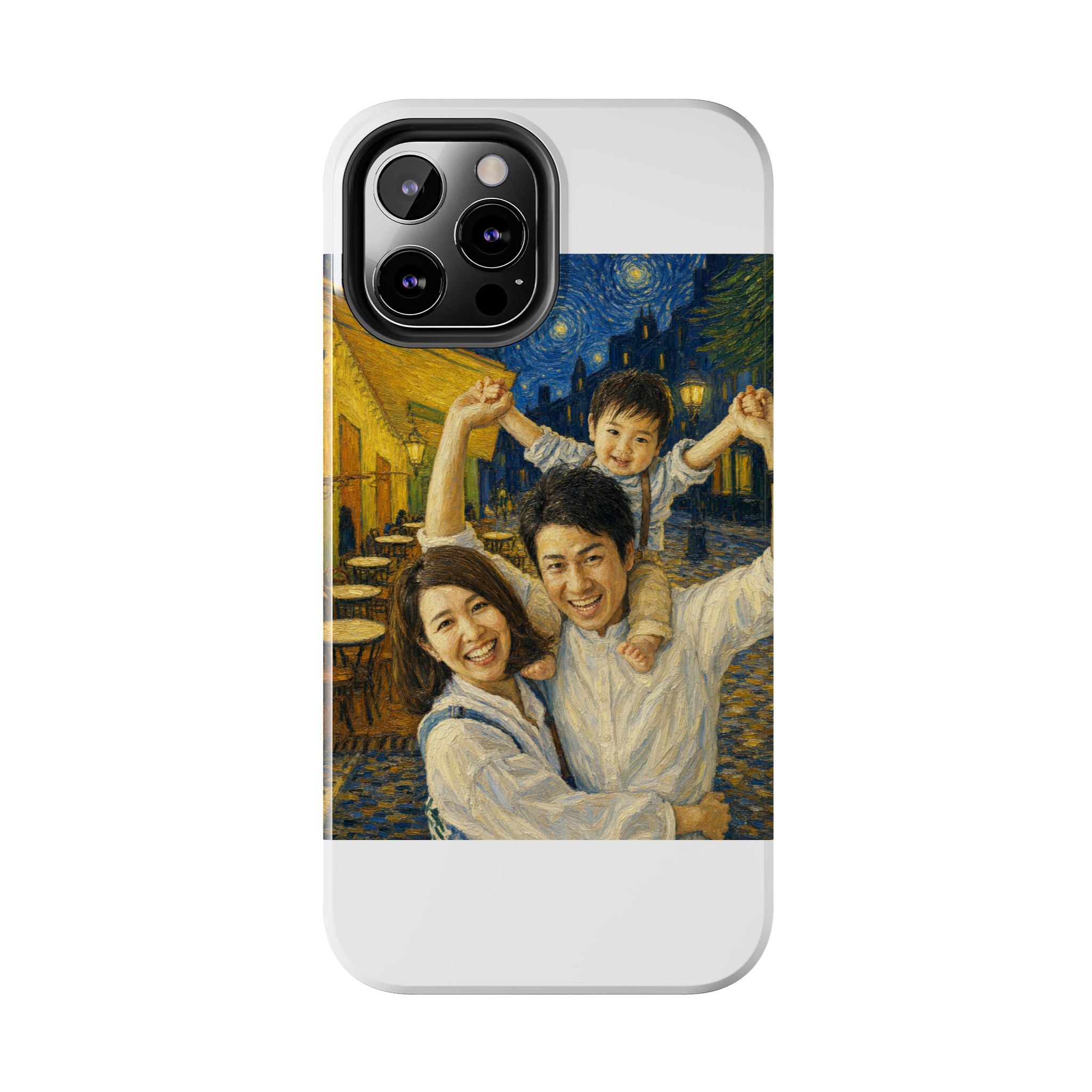 Custom Van Gogh Cafe Portrait from Your Photo - Phone Case (No Date)