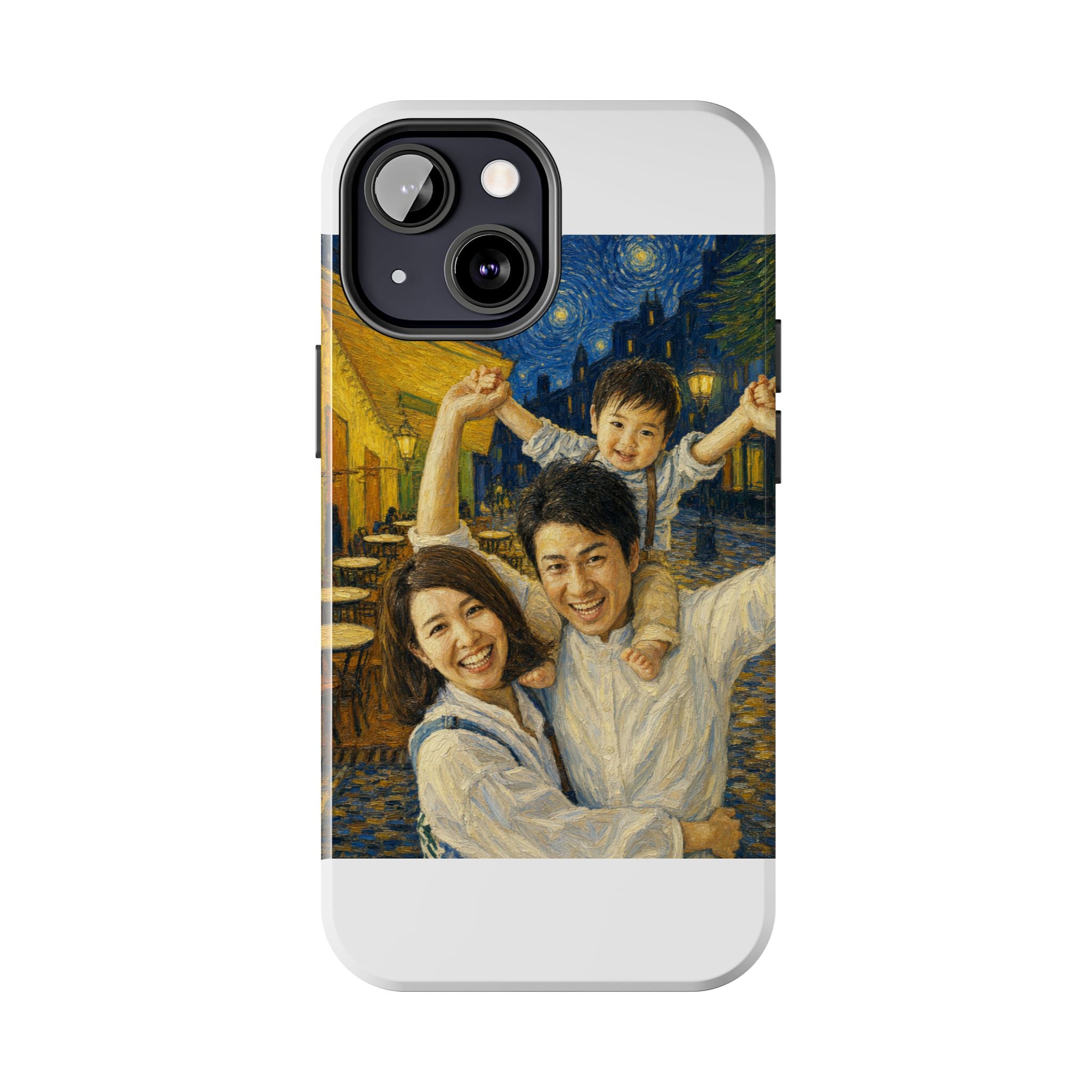 Custom Van Gogh Cafe Portrait from Your Photo - Phone Case (No Date)