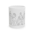 One Line Drawing Ceramic Mug