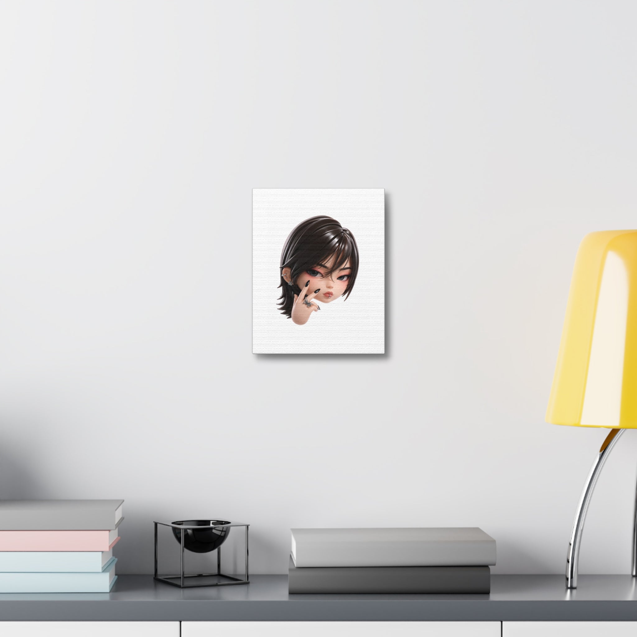 Custom Designer Toy Portrait from Your Photo - Canvas Print