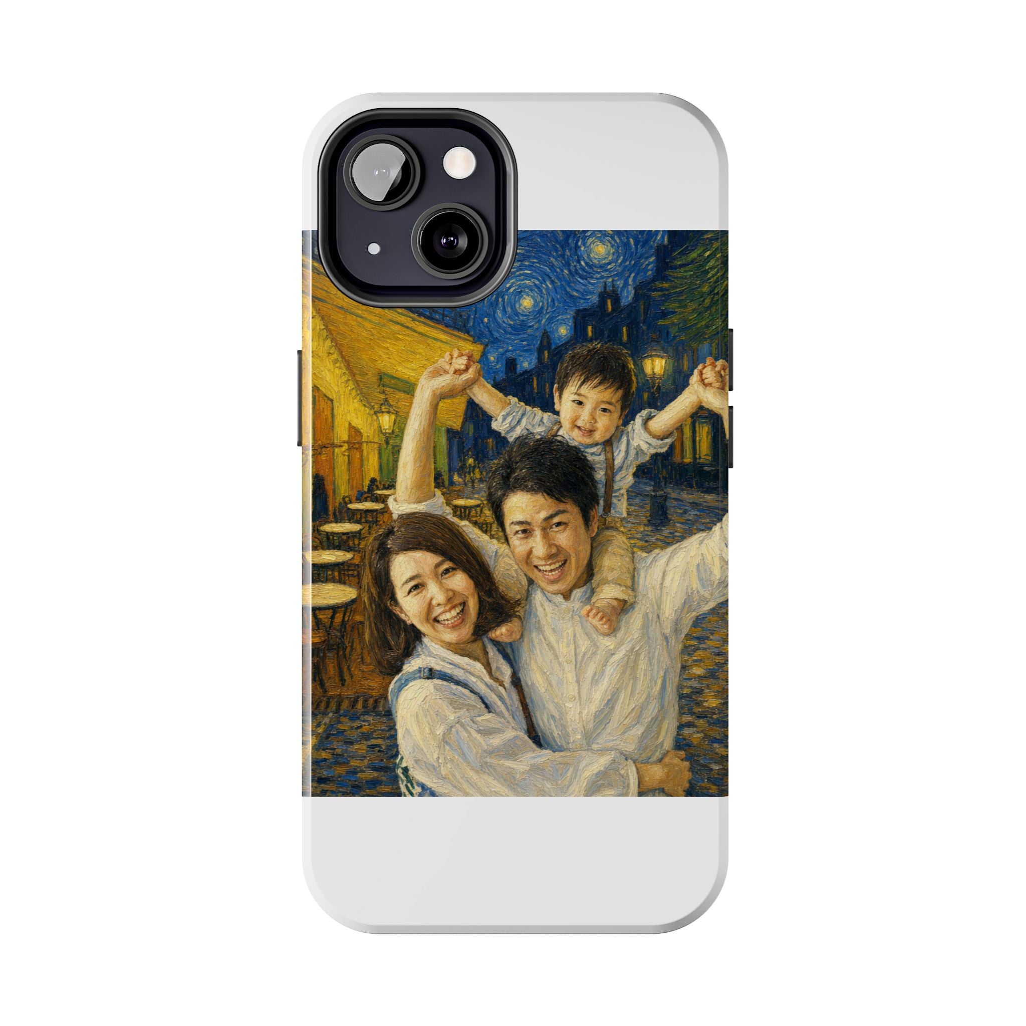 Custom Van Gogh Cafe Portrait from Your Photo - Phone Case (No Date)