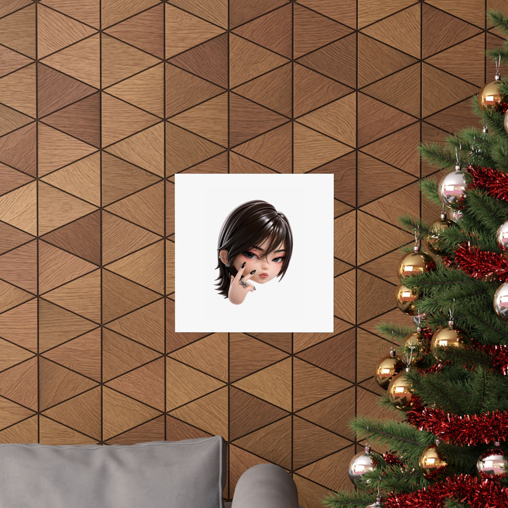 Custom Designer Toy Portrait from Your Photo - Poster
