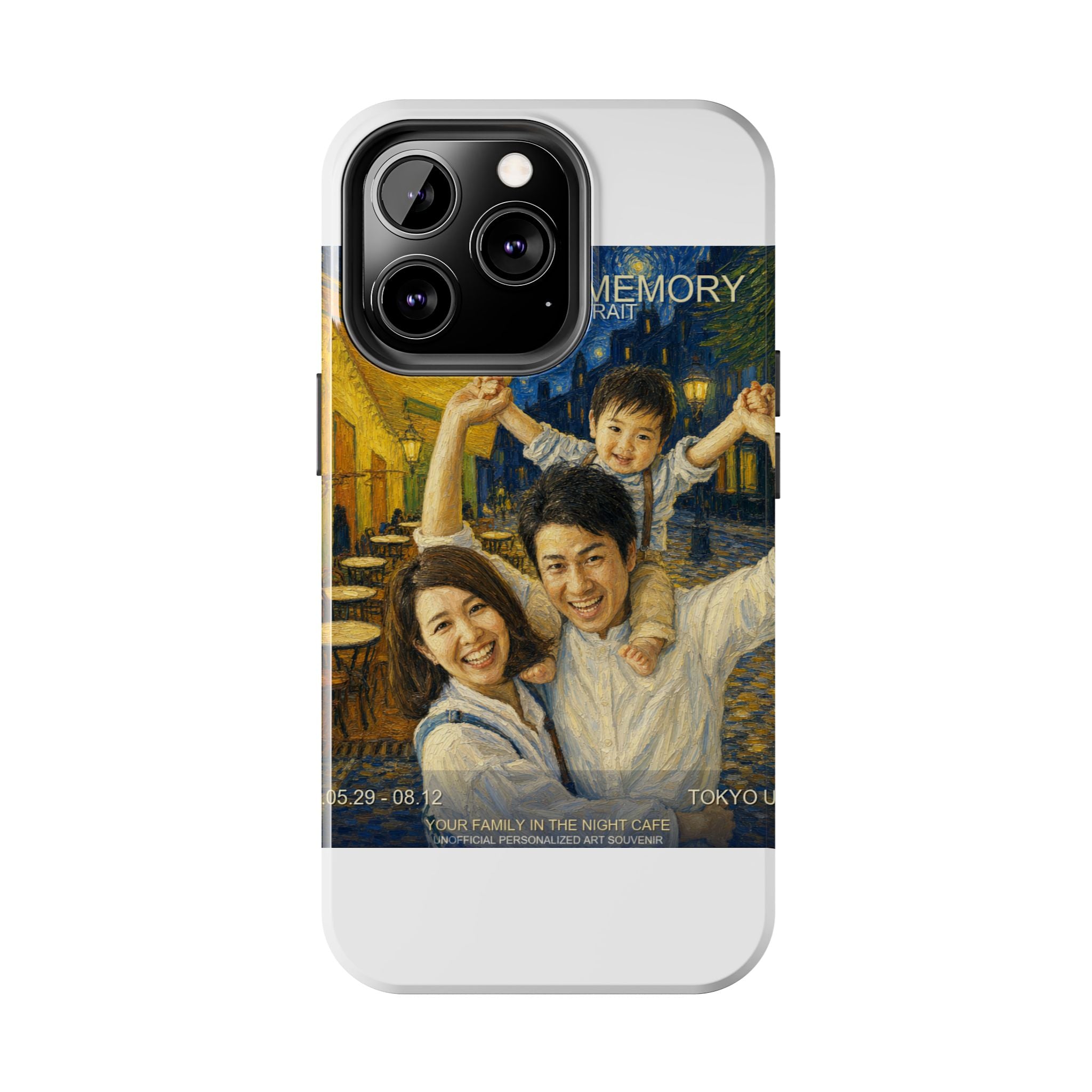 Custom Van Gogh Cafe Portrait from Your Photo - Phone Case (2026 Date)