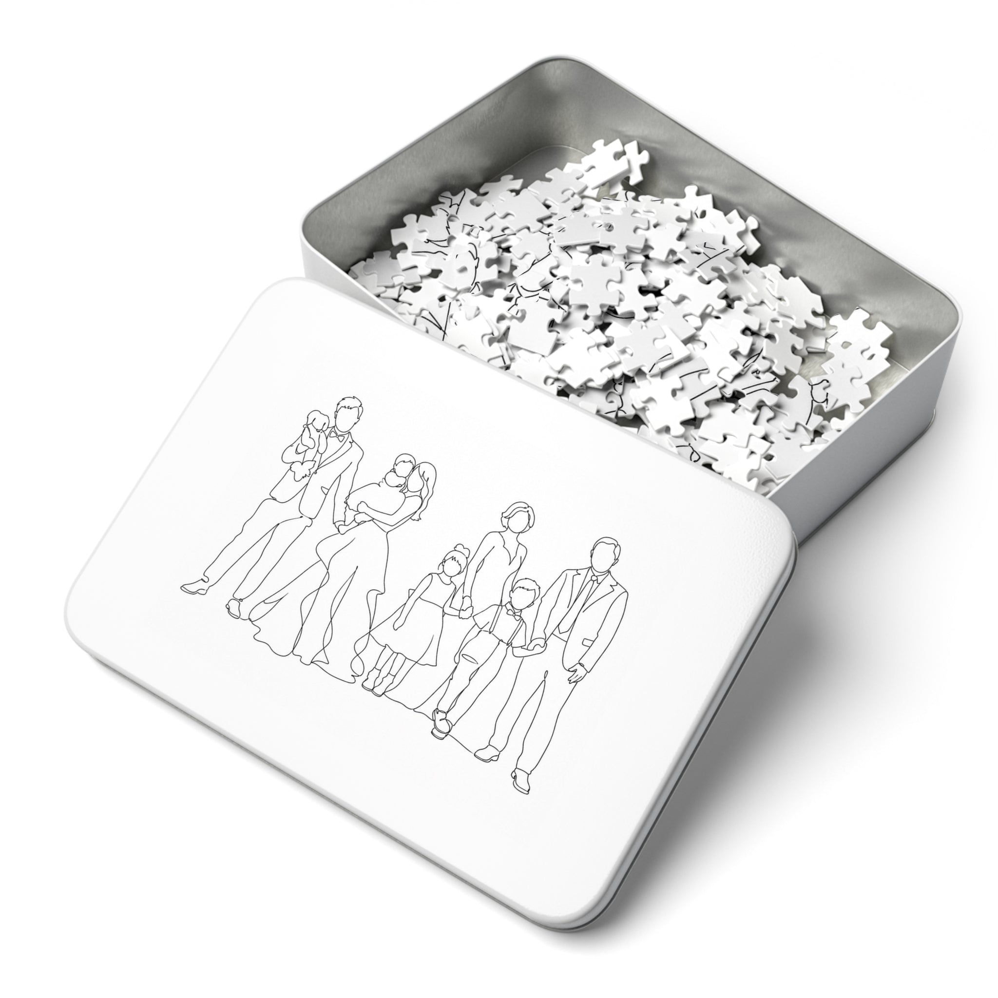 One Line Drawing Jigsaw Puzzle