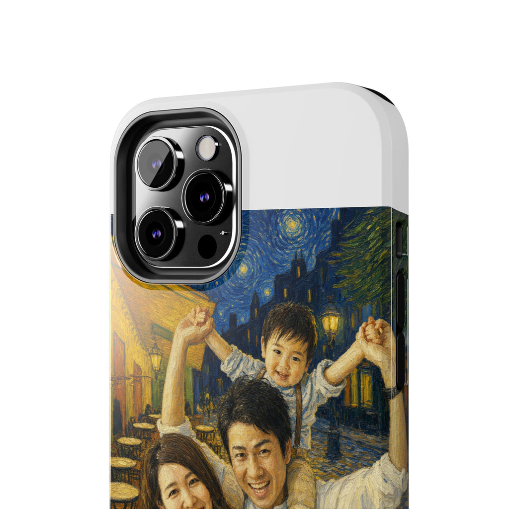 Custom Van Gogh Cafe Portrait from Your Photo - Phone Case (No Date)