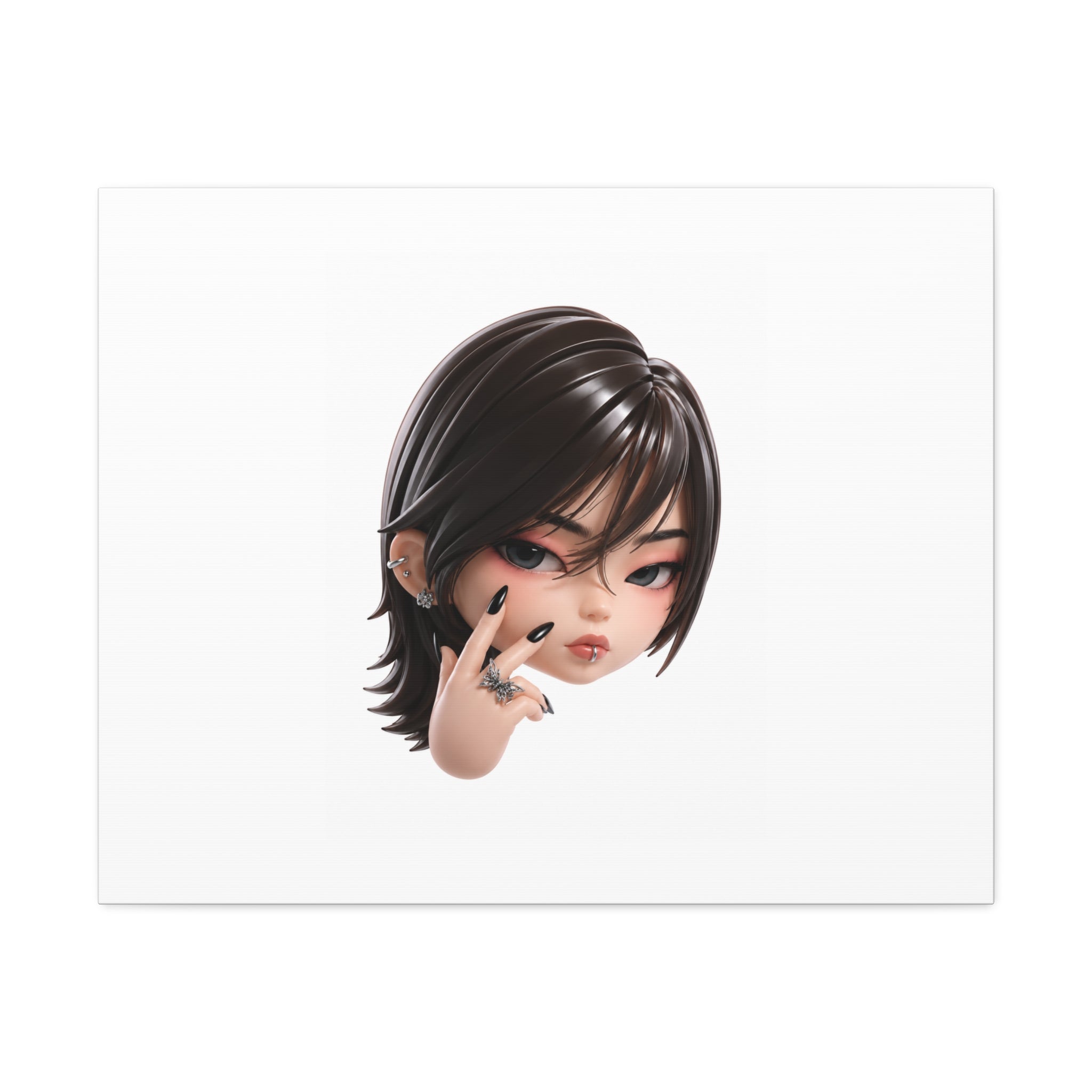 Custom Designer Toy Portrait from Your Photo - Canvas Print