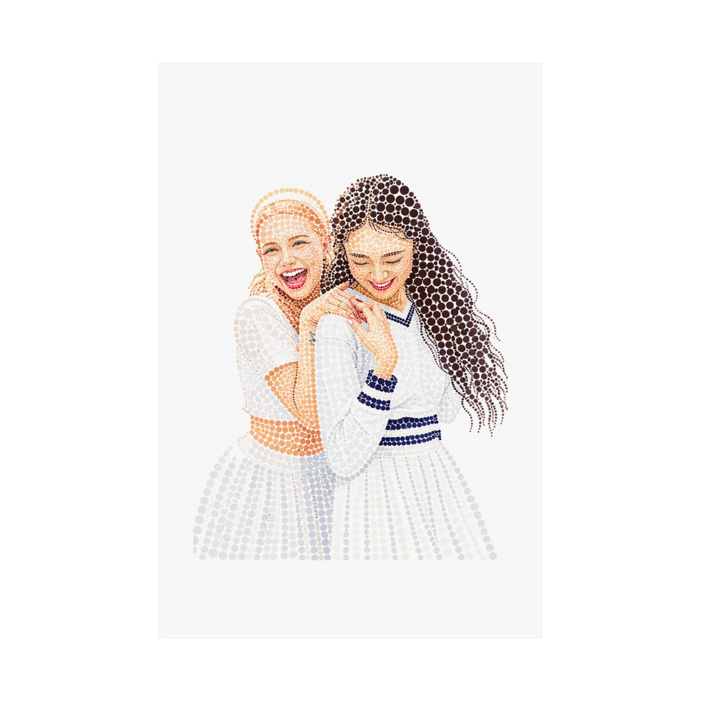 Custom Dots Portrait from Your Photo - Poster