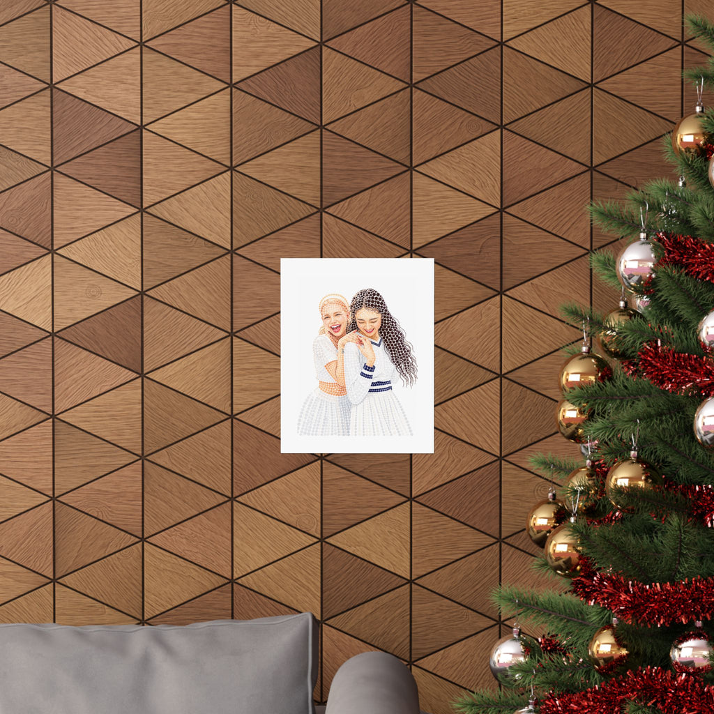 Custom Dots Portrait from Your Photo - Poster