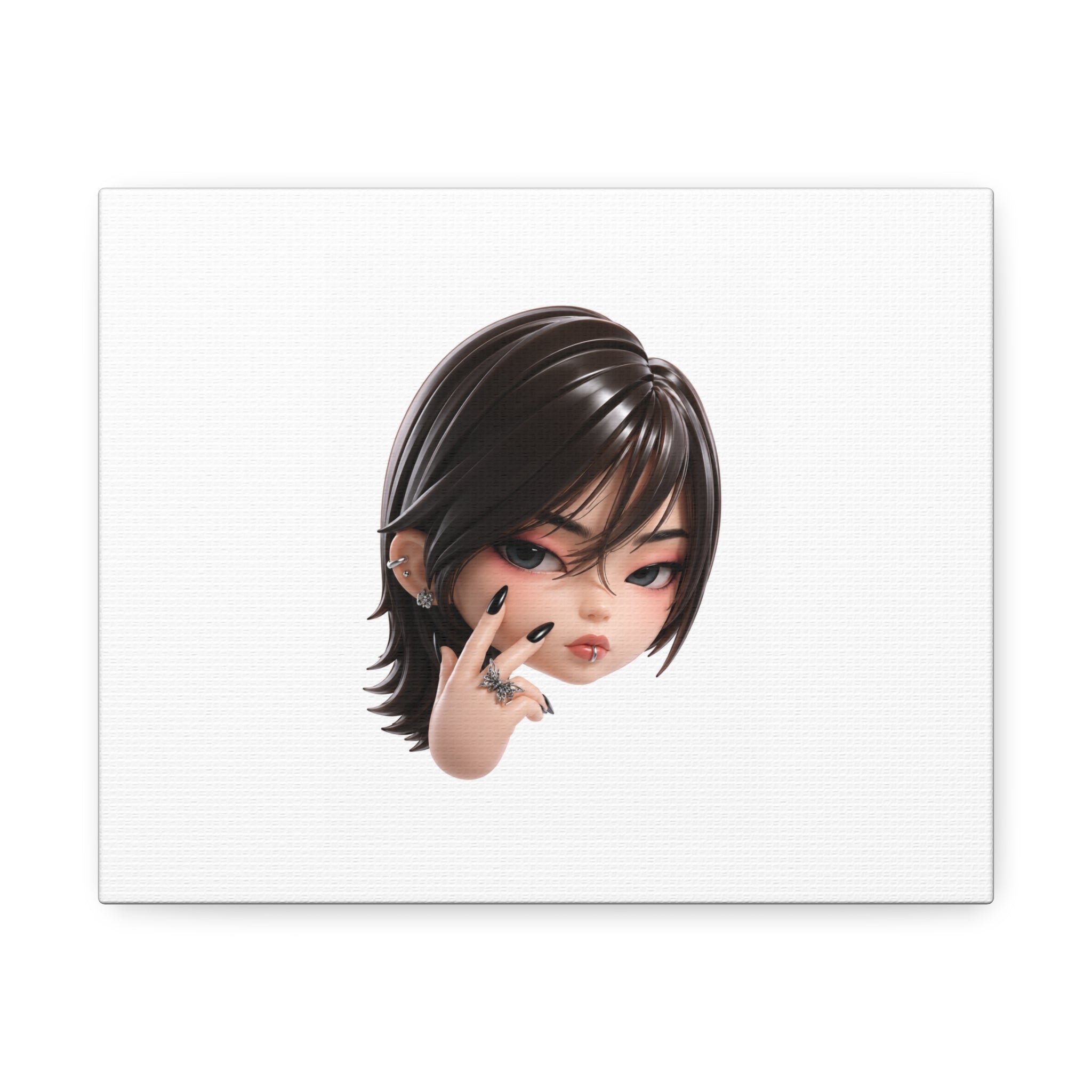 Custom Designer Toy Portrait from Your Photo - Canvas Print