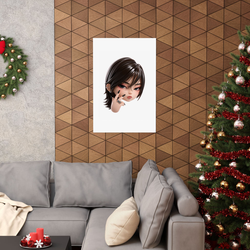 Custom Designer Toy Portrait from Your Photo - Poster