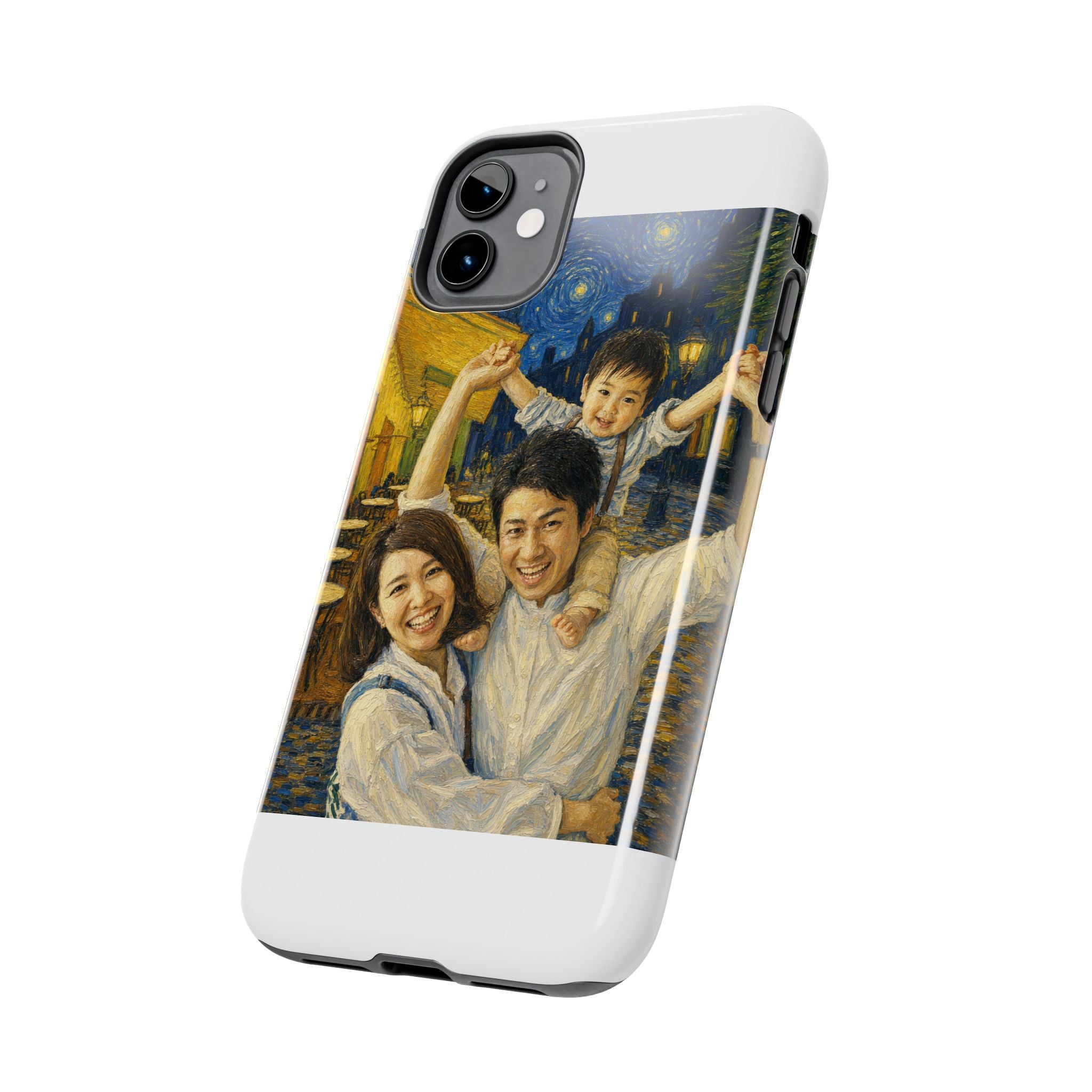 Custom Van Gogh Cafe Portrait from Your Photo - Phone Case (No Date)