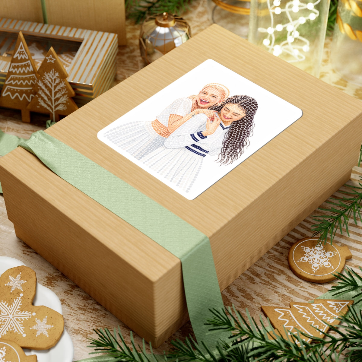 Custom Dots Portrait from Your Photo - Stickers