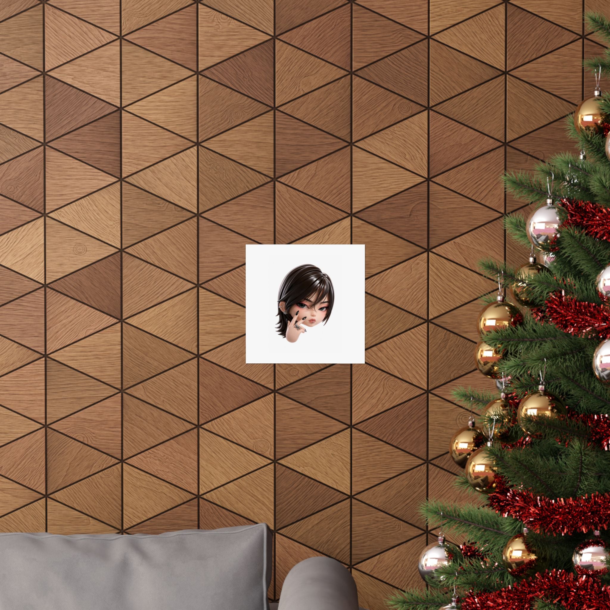 Custom Designer Toy Portrait from Your Photo - Poster