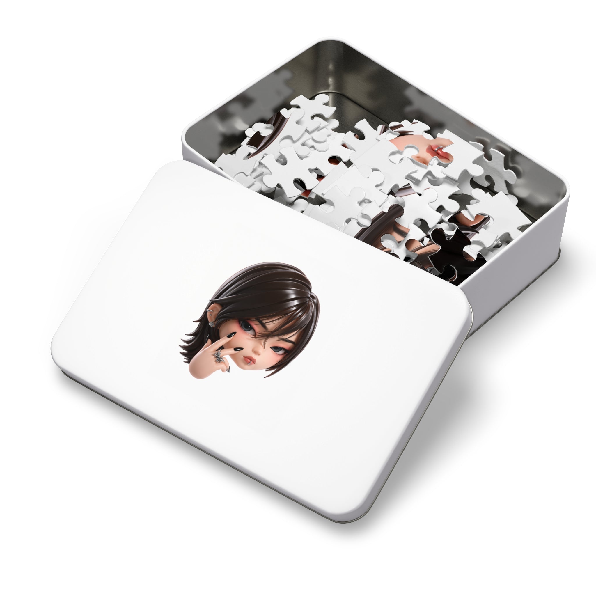Custom Designer Toy Portrait from Your Photo - Puzzle