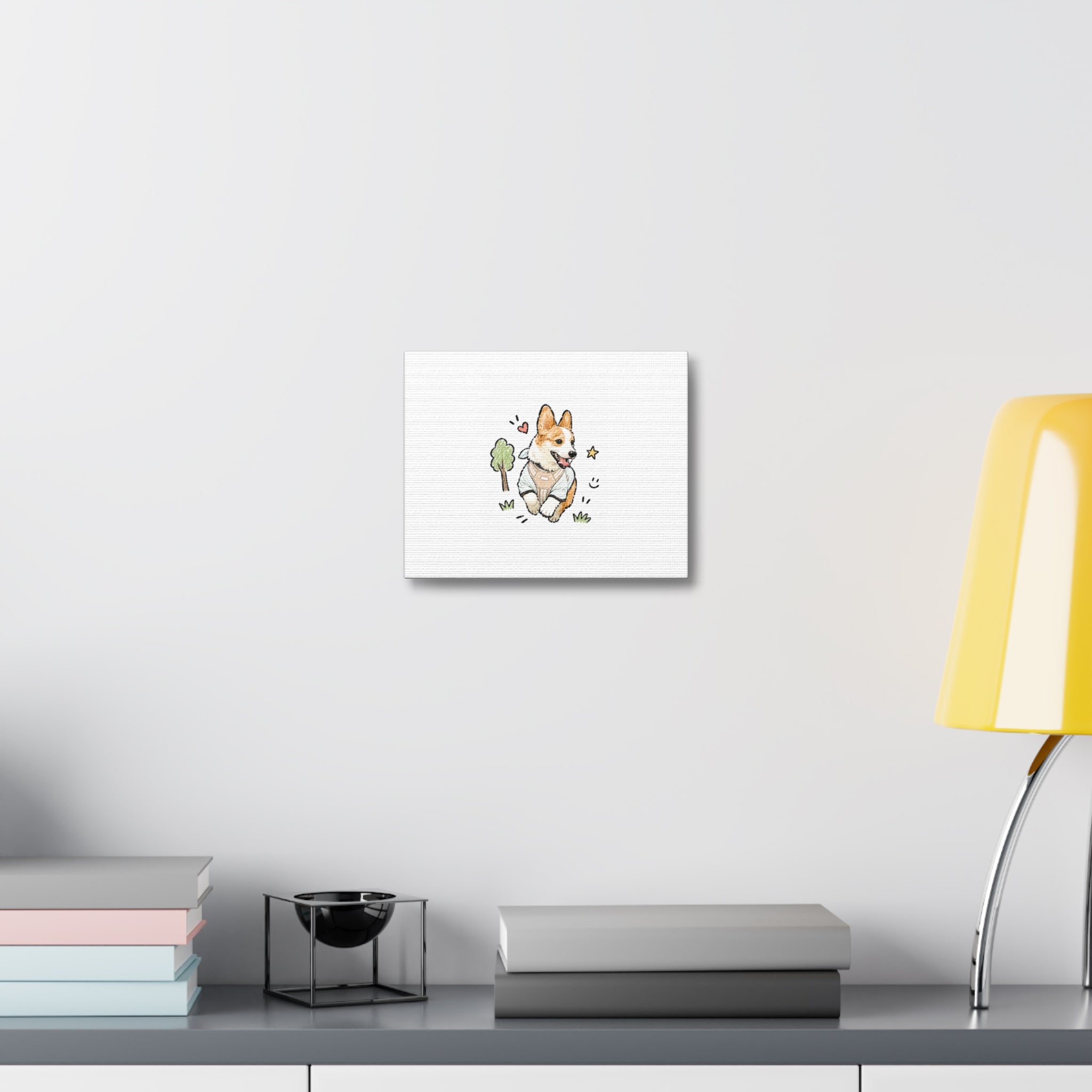 Custom Bold Doodle Portrait from Your Photo - Canvas Print