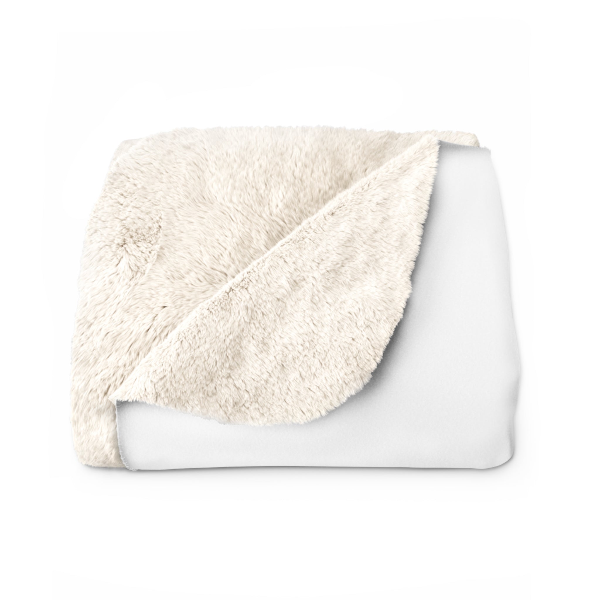 One Line Drawing Sherpa Fleece Blanket
