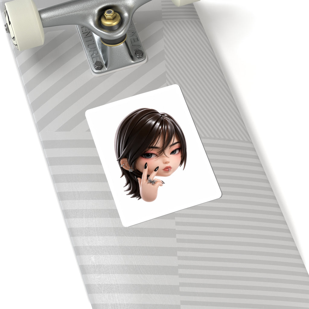 Custom Designer Toy Portrait from Your Photo - Stickers