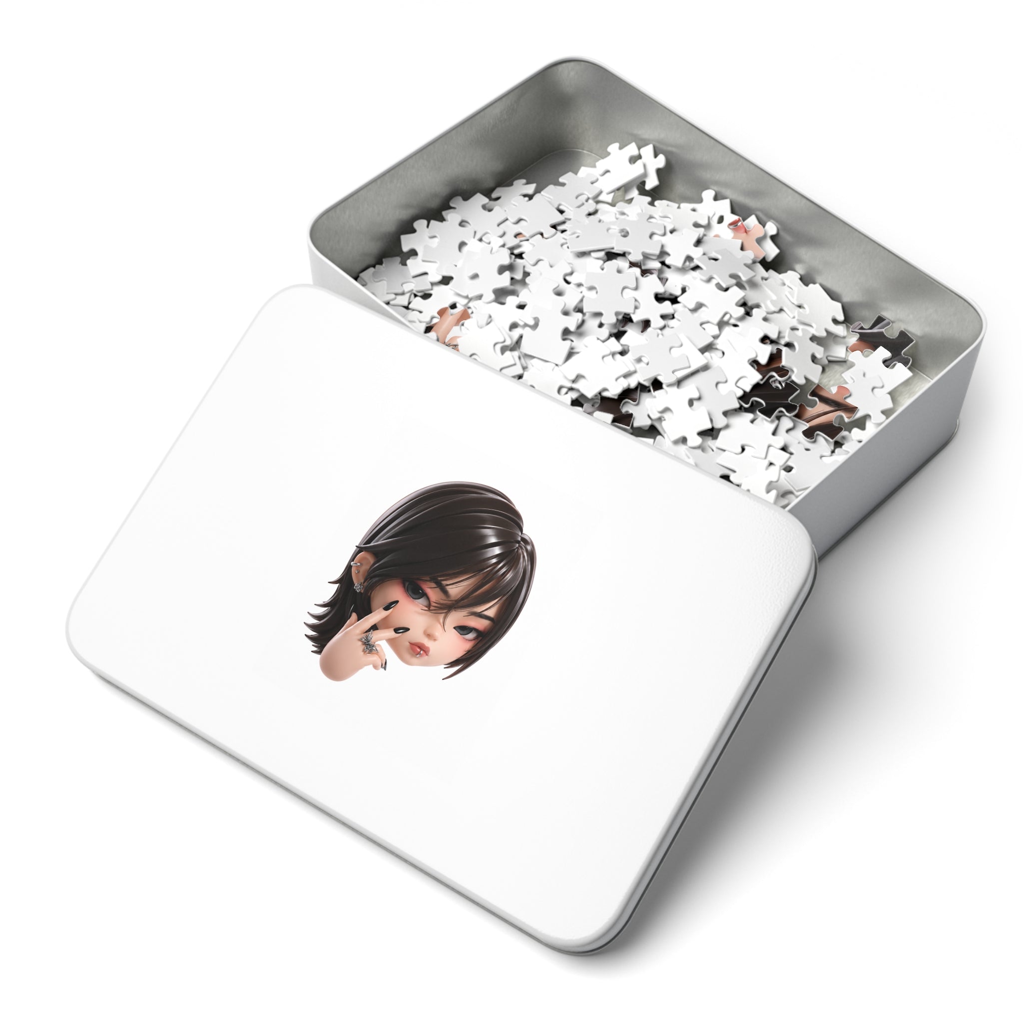 Custom Designer Toy Portrait from Your Photo - Puzzle