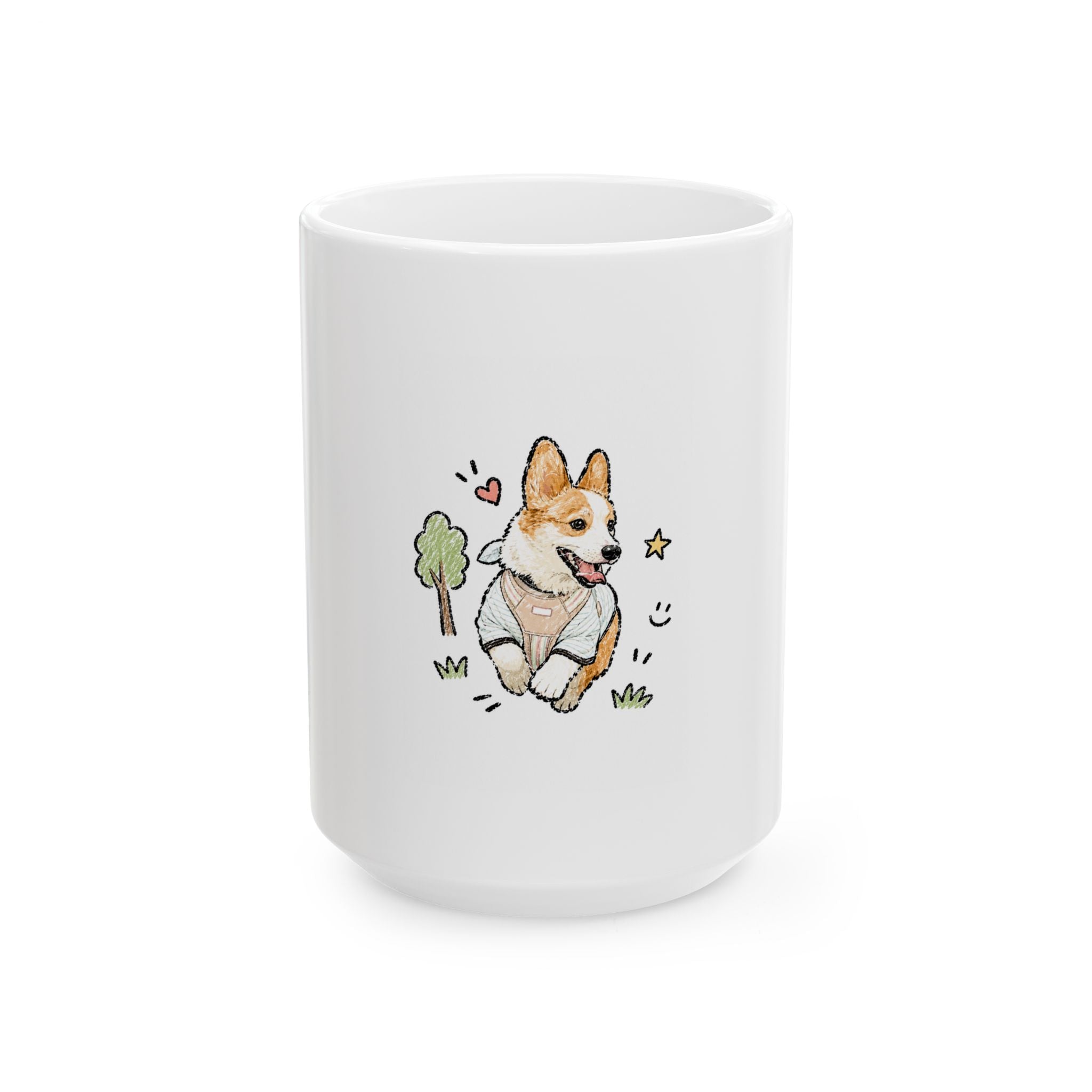 Custom Bold Doodle Portrait from Your Photo - Mug