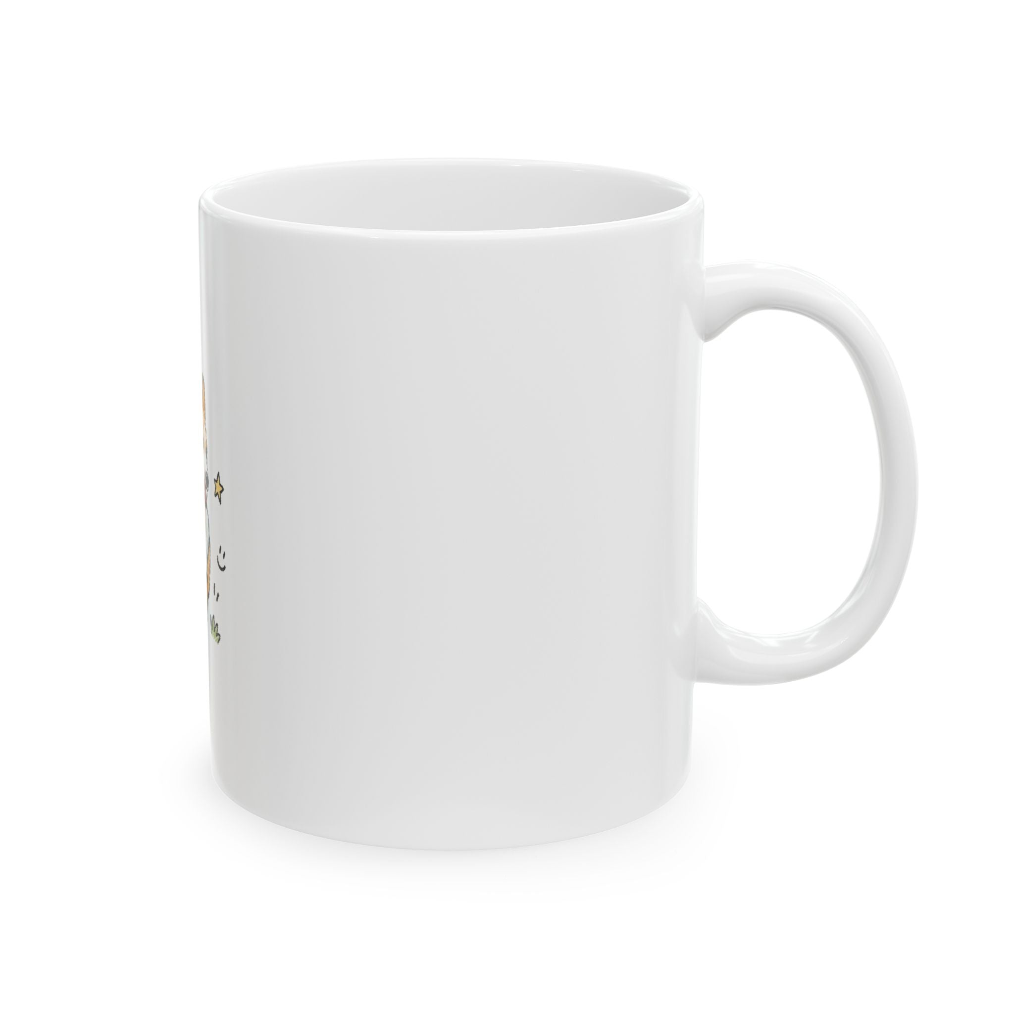 Custom Bold Doodle Portrait from Your Photo - Mug