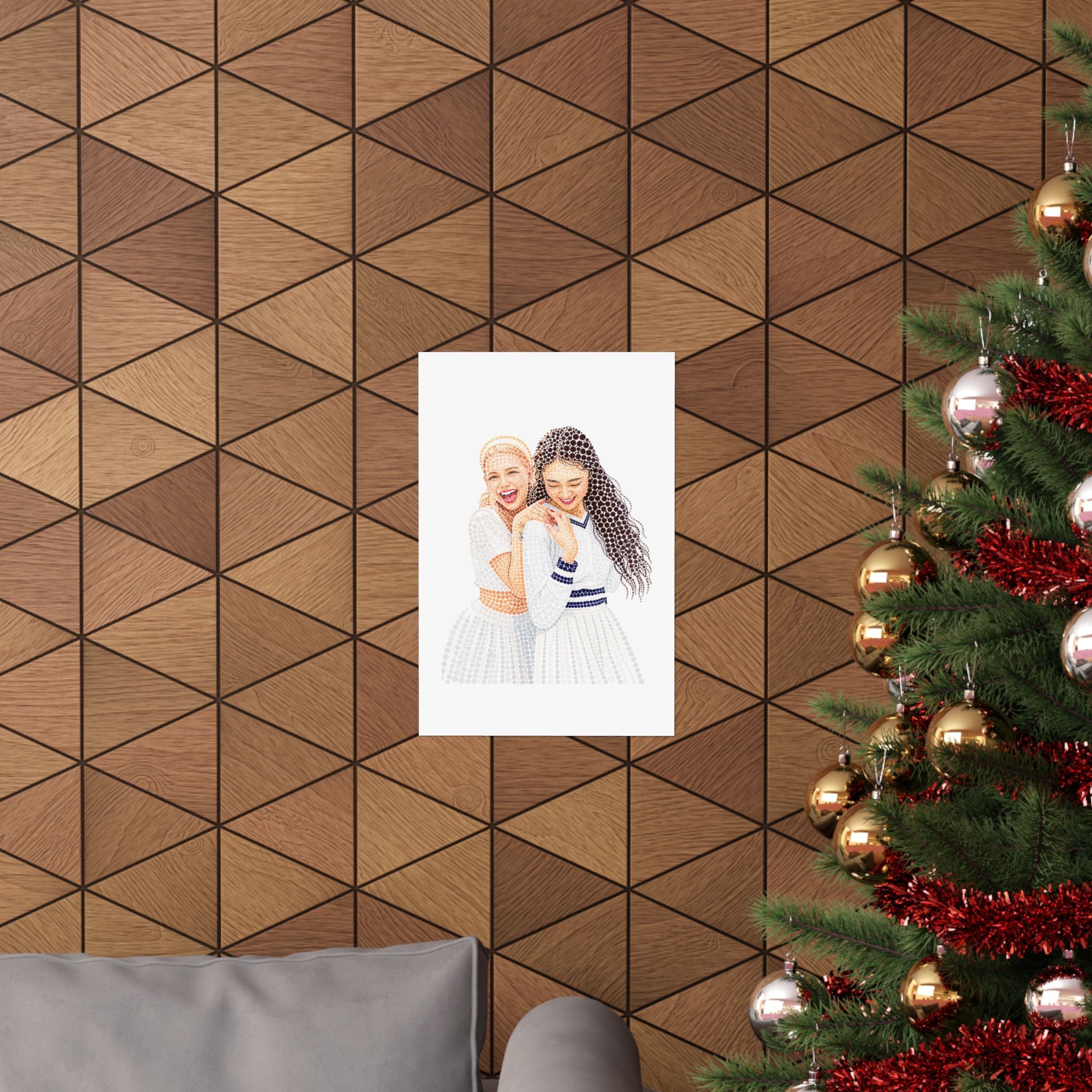 Custom Dots Portrait from Your Photo - Poster