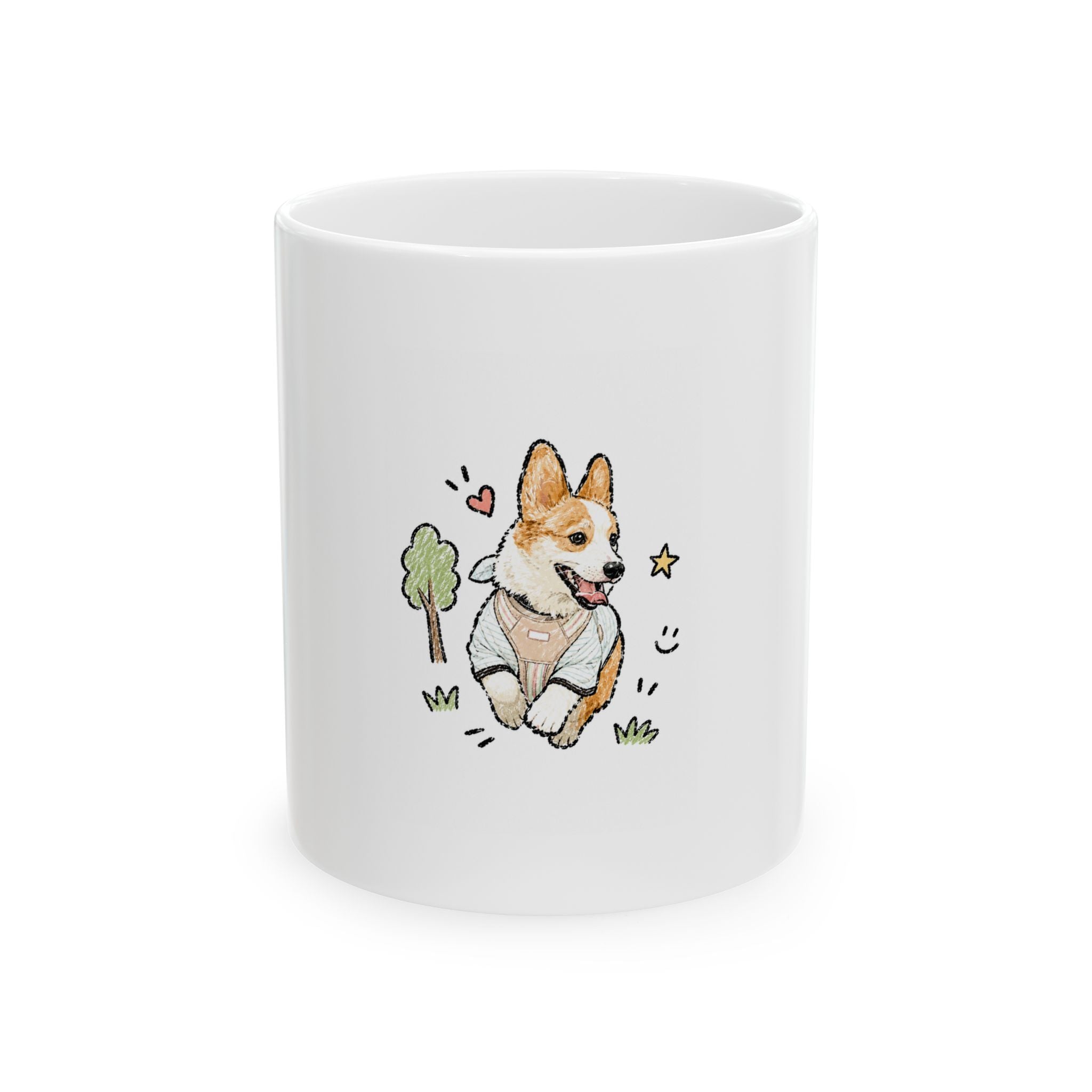 Custom Bold Doodle Portrait from Your Photo - Mug