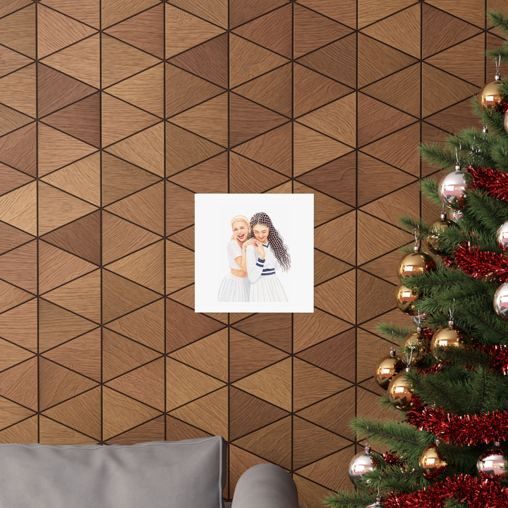 Custom Dots Portrait from Your Photo - Poster