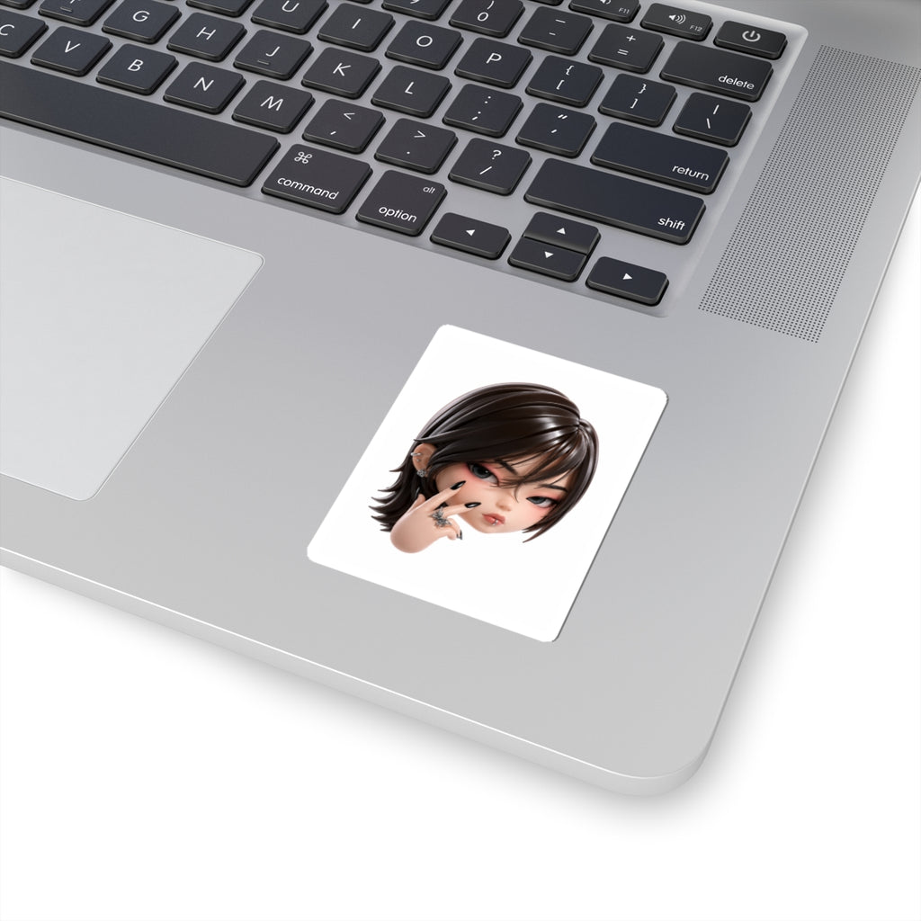 Custom Designer Toy Portrait from Your Photo - Stickers