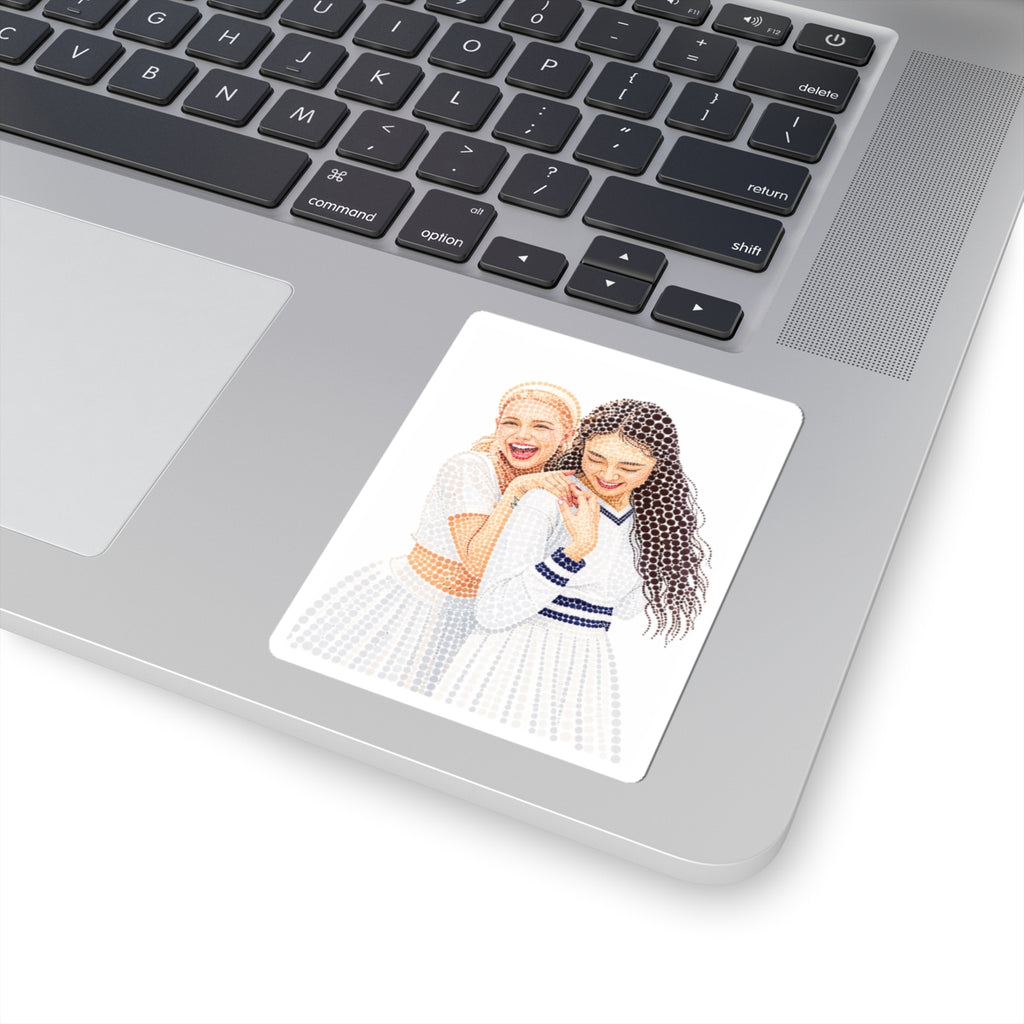 Custom Dots Portrait from Your Photo - Stickers