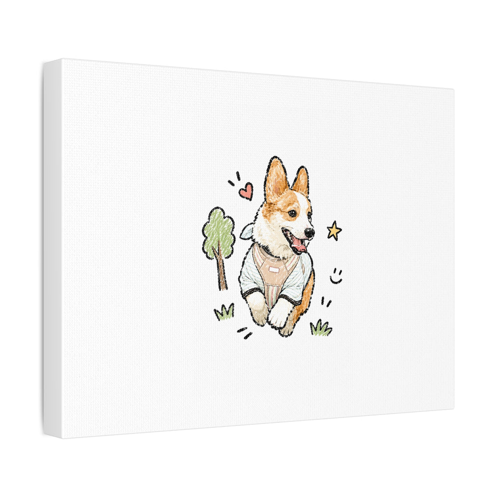 Custom Bold Doodle Portrait from Your Photo - Canvas Print