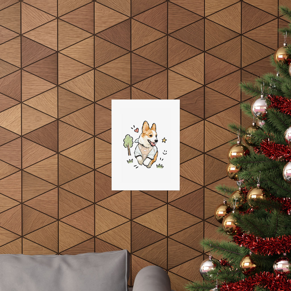 Custom Bold Doodle Portrait from Your Photo - Poster