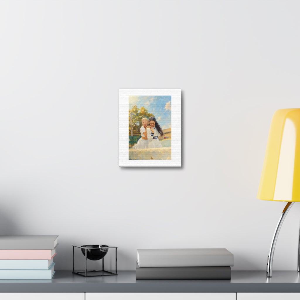Custom Oil Painting Portrait from Your Photo - Canvas Print