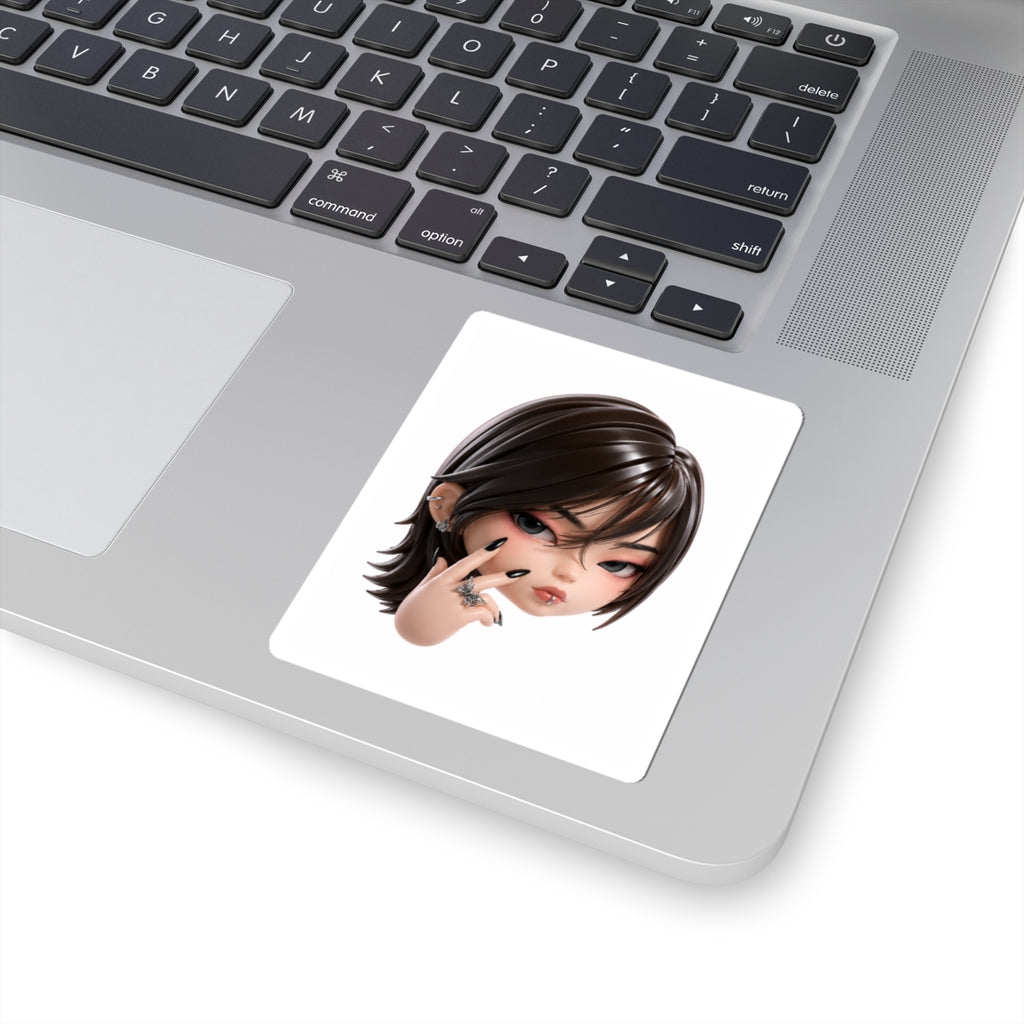 Custom Designer Toy Portrait from Your Photo - Stickers