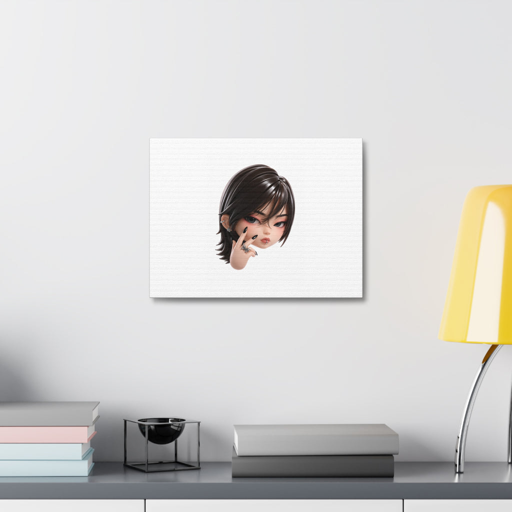 Custom Designer Toy Portrait from Your Photo - Canvas Print