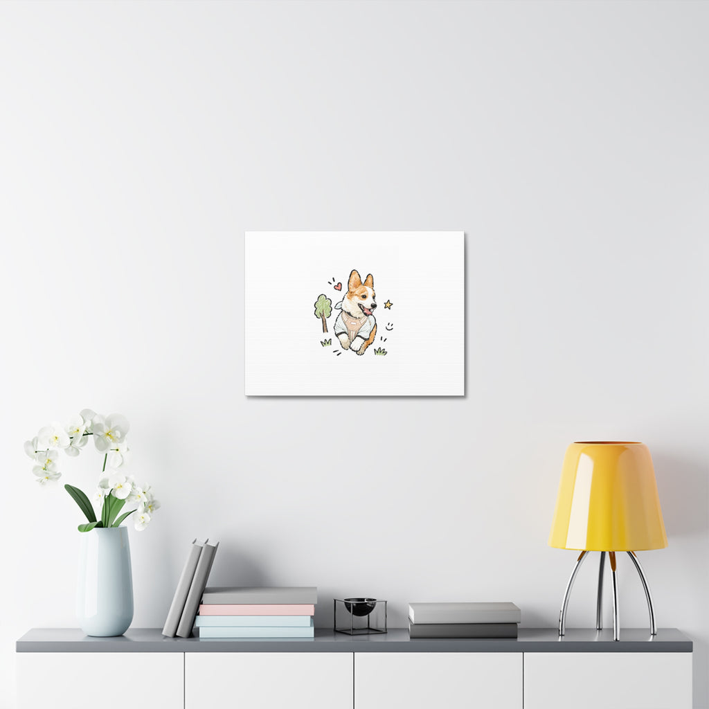 Custom Bold Doodle Portrait from Your Photo - Canvas Print