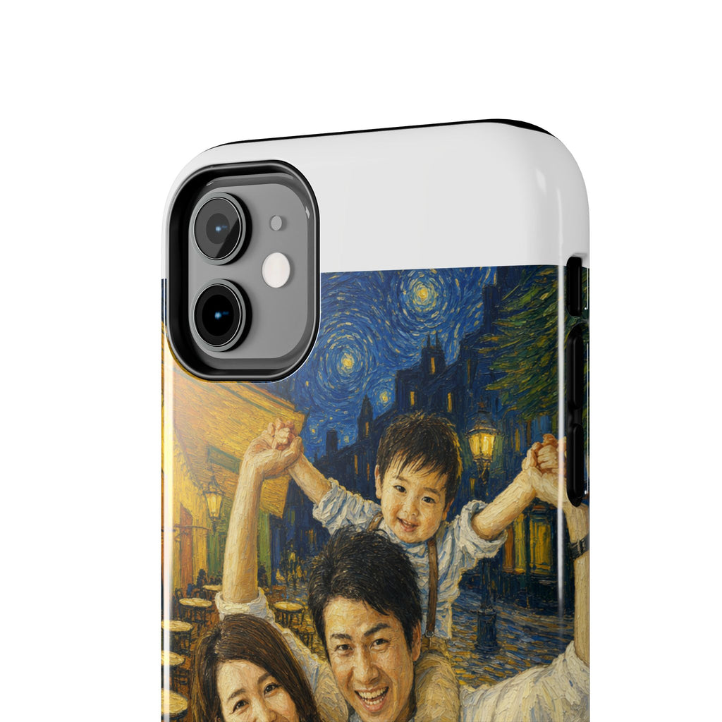 Custom Van Gogh Cafe Portrait from Your Photo - Phone Case (No Date)