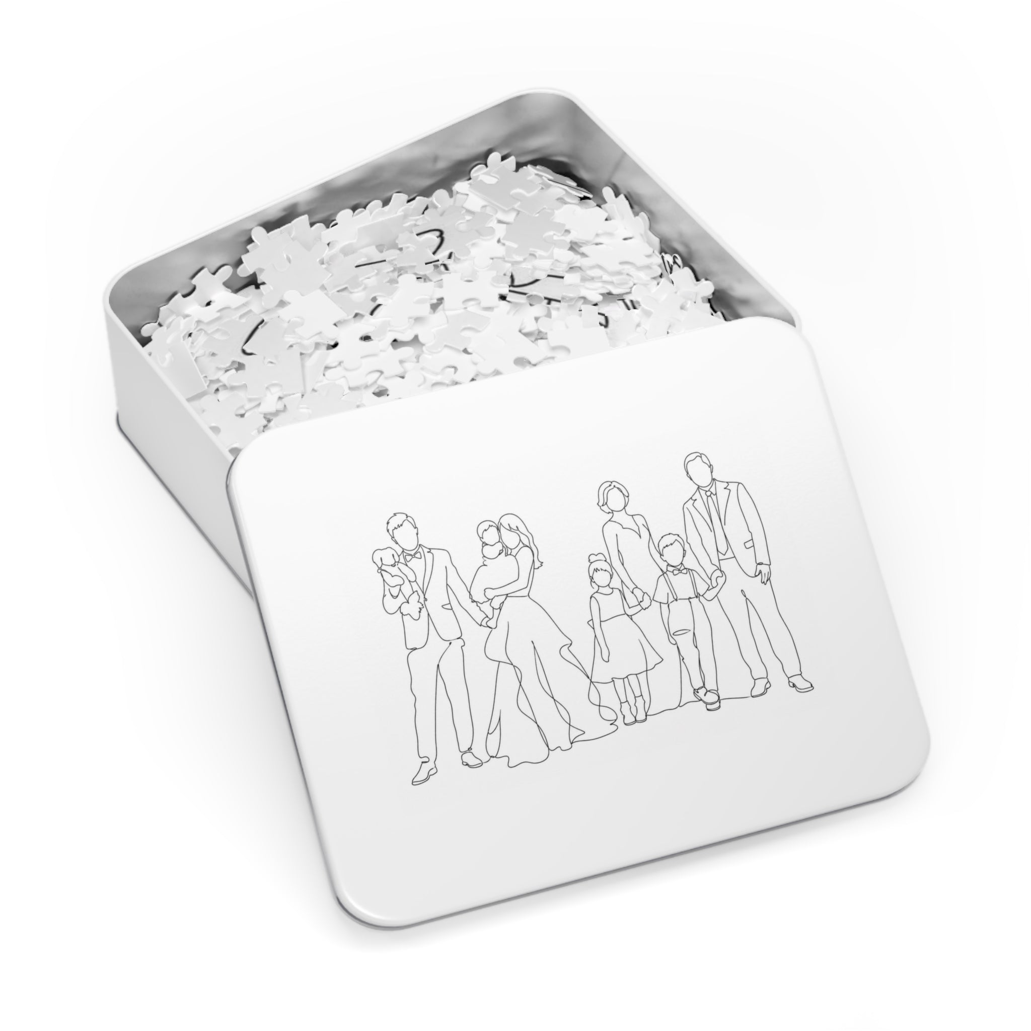 One Line Drawing Jigsaw Puzzle