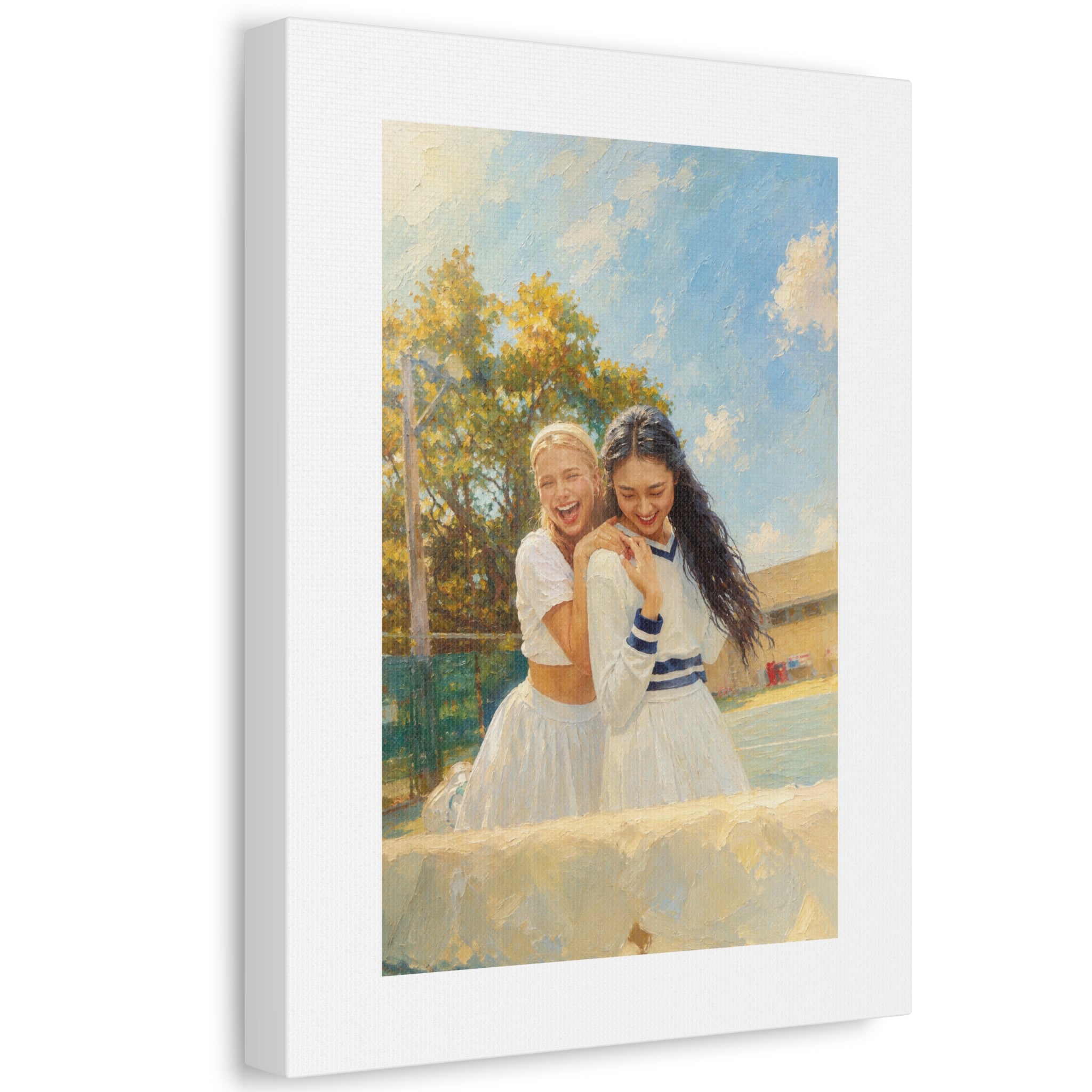 Custom Oil Painting Portrait from Your Photo - Canvas Print