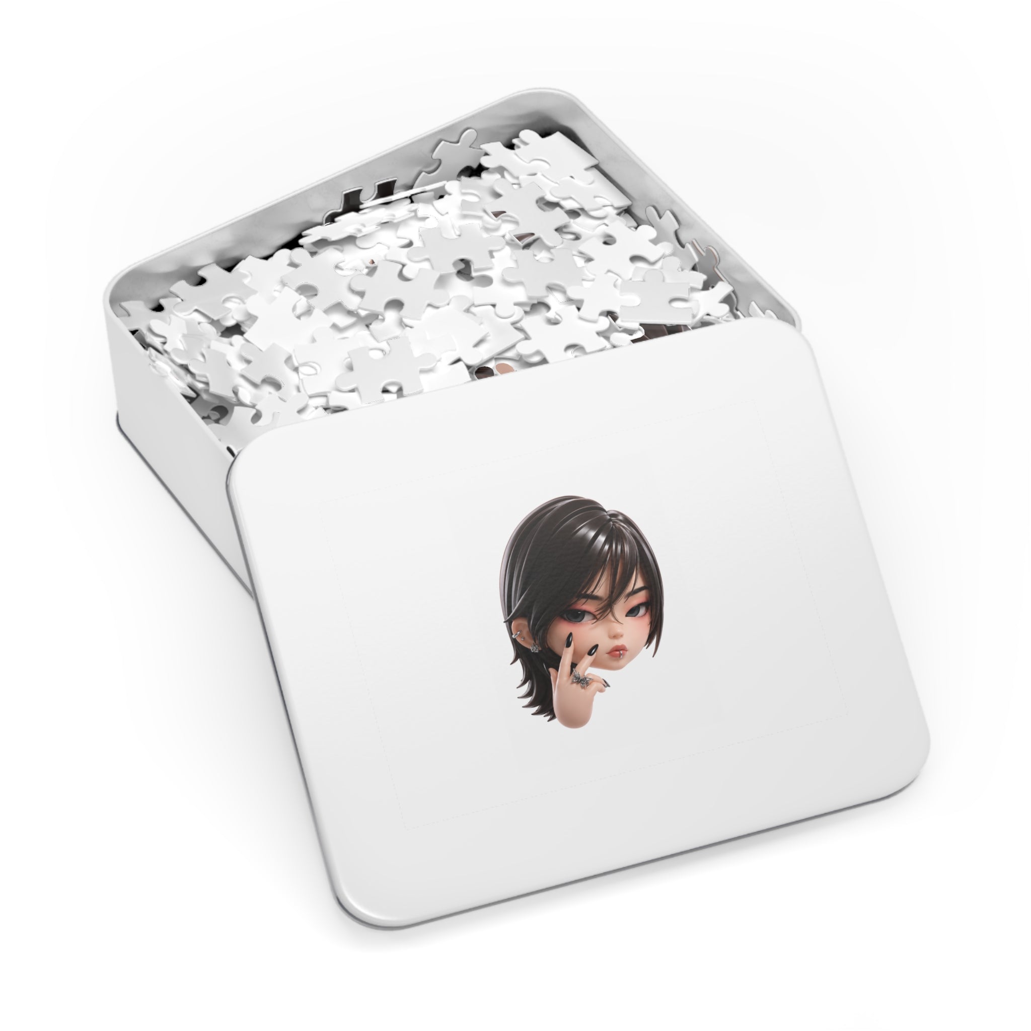 Custom Designer Toy Portrait from Your Photo - Puzzle