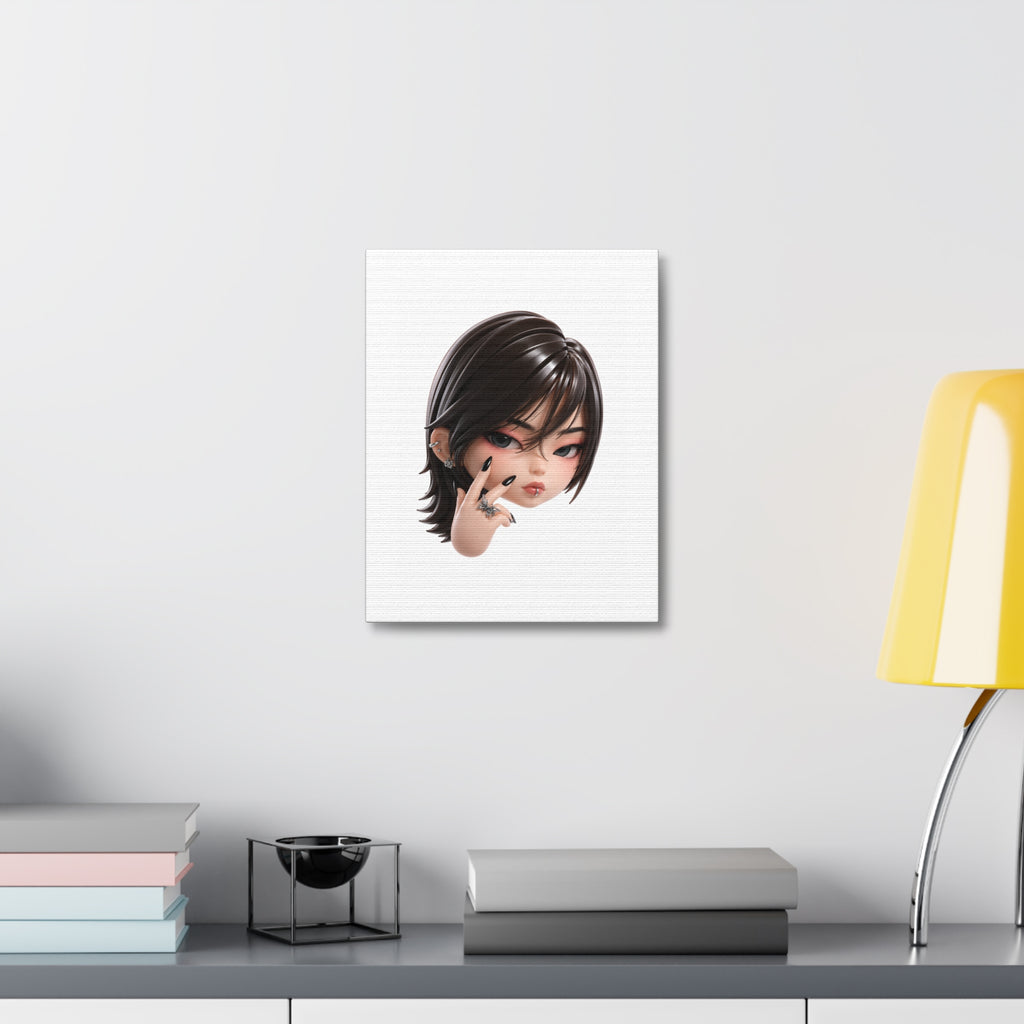 Custom Designer Toy Portrait from Your Photo - Canvas Print