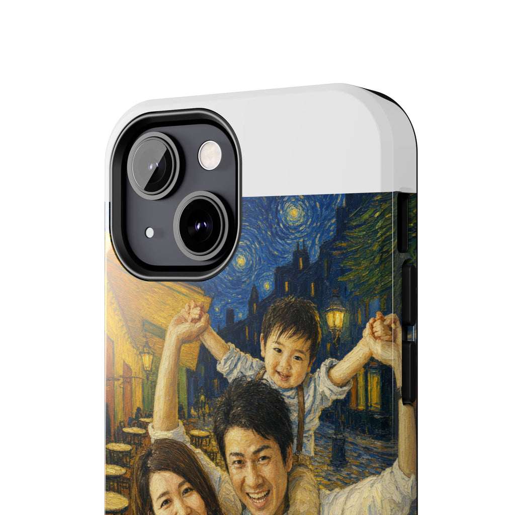 Custom Van Gogh Cafe Portrait from Your Photo - Phone Case (No Date)