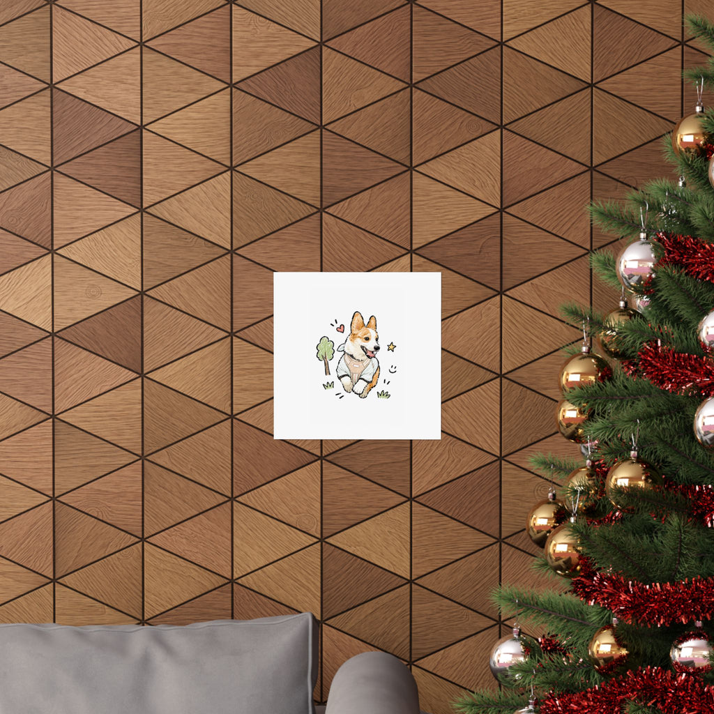 Custom Bold Doodle Portrait from Your Photo - Poster