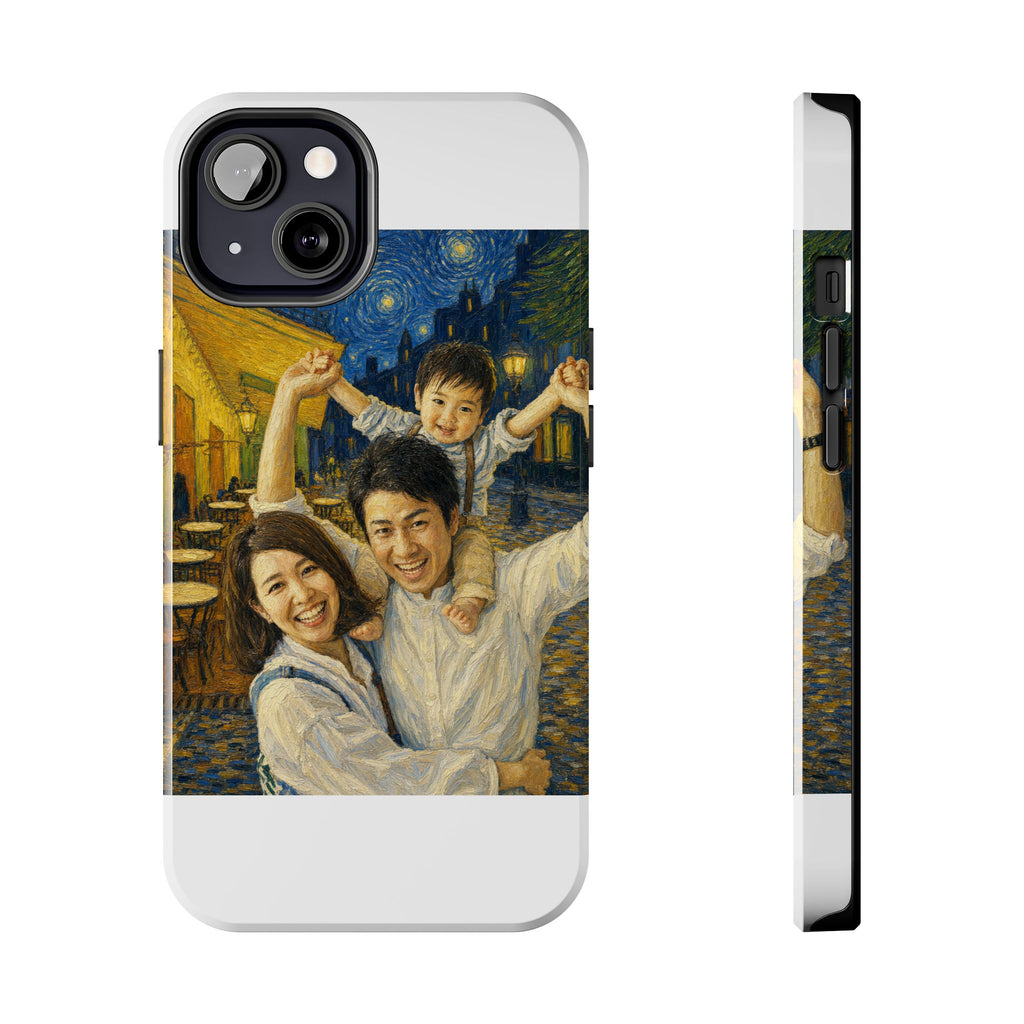 Custom Van Gogh Cafe Portrait from Your Photo - Phone Case (No Date)