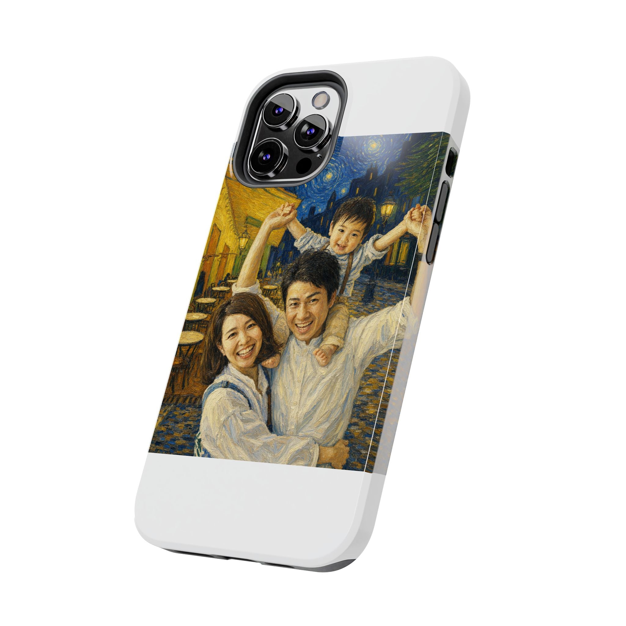 Custom Van Gogh Cafe Portrait from Your Photo - Phone Case (No Date)