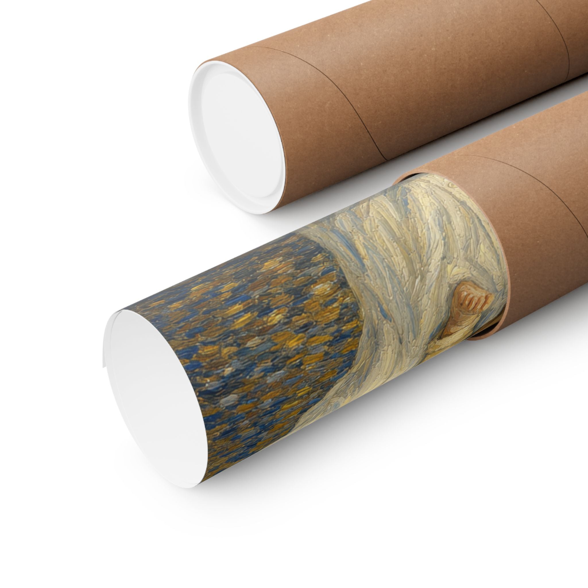 Custom Van Gogh Cafe Portrait from Your Photo - Poster (2026 Date)