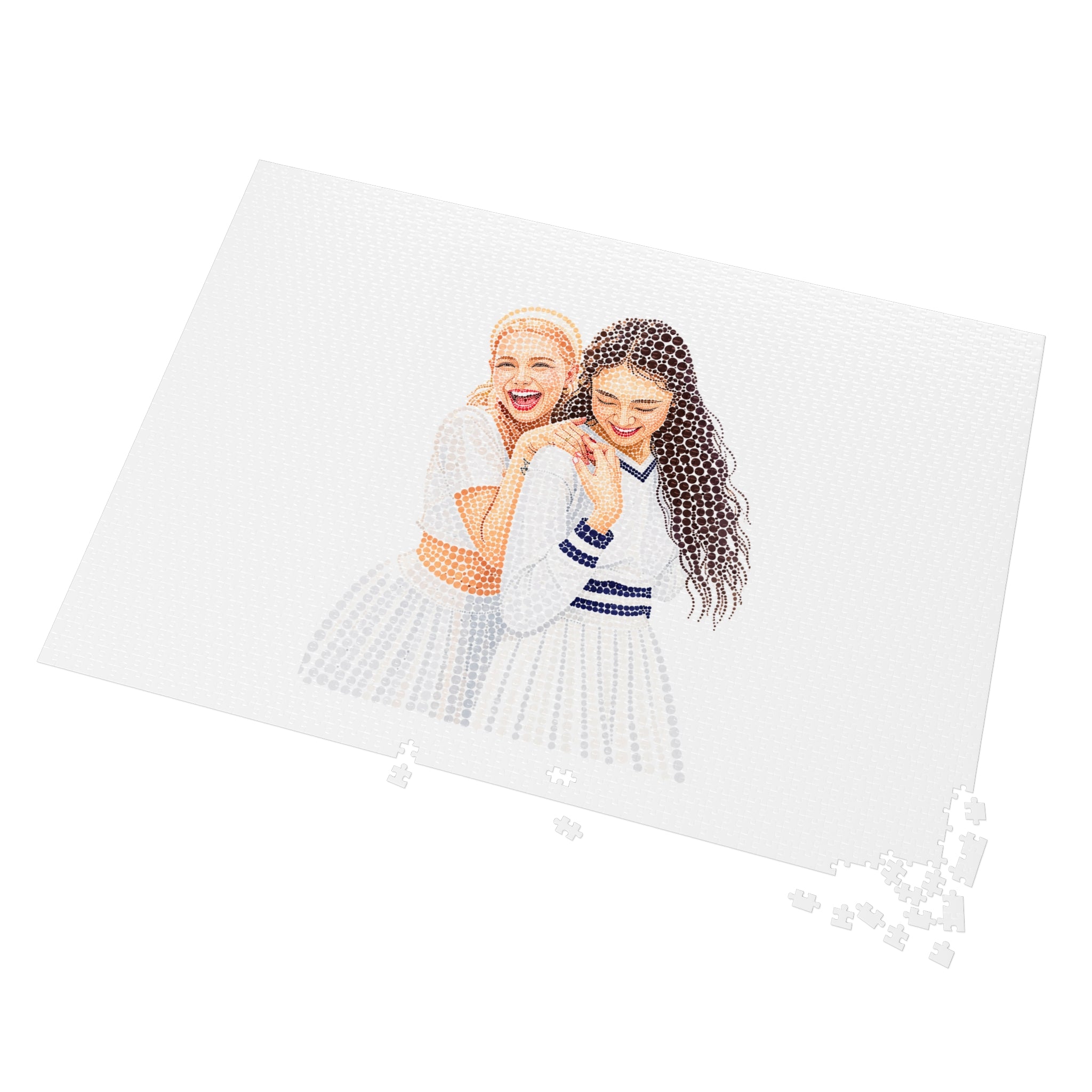 Custom Dots Portrait from Your Photo - Puzzle