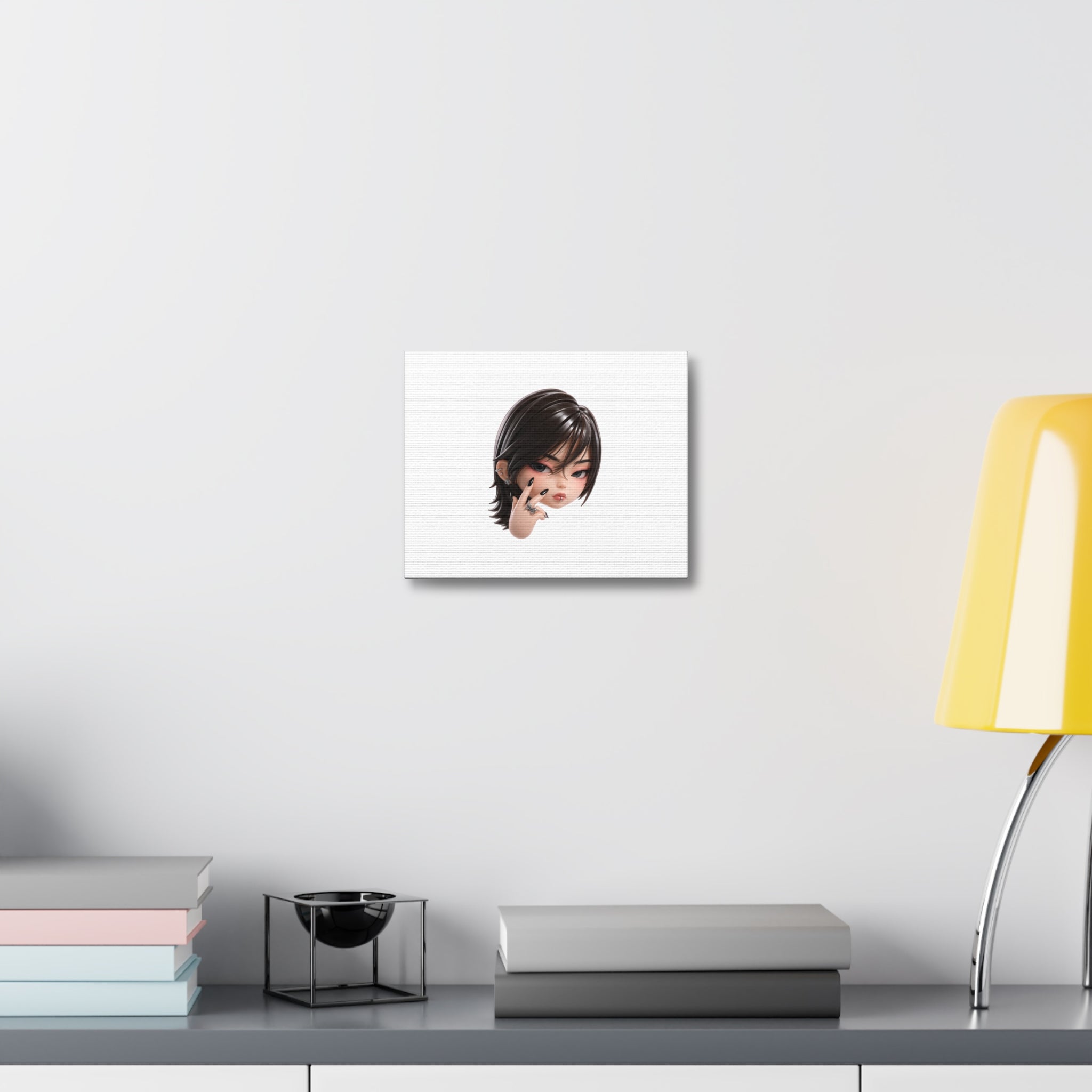 Custom Designer Toy Portrait from Your Photo - Canvas Print