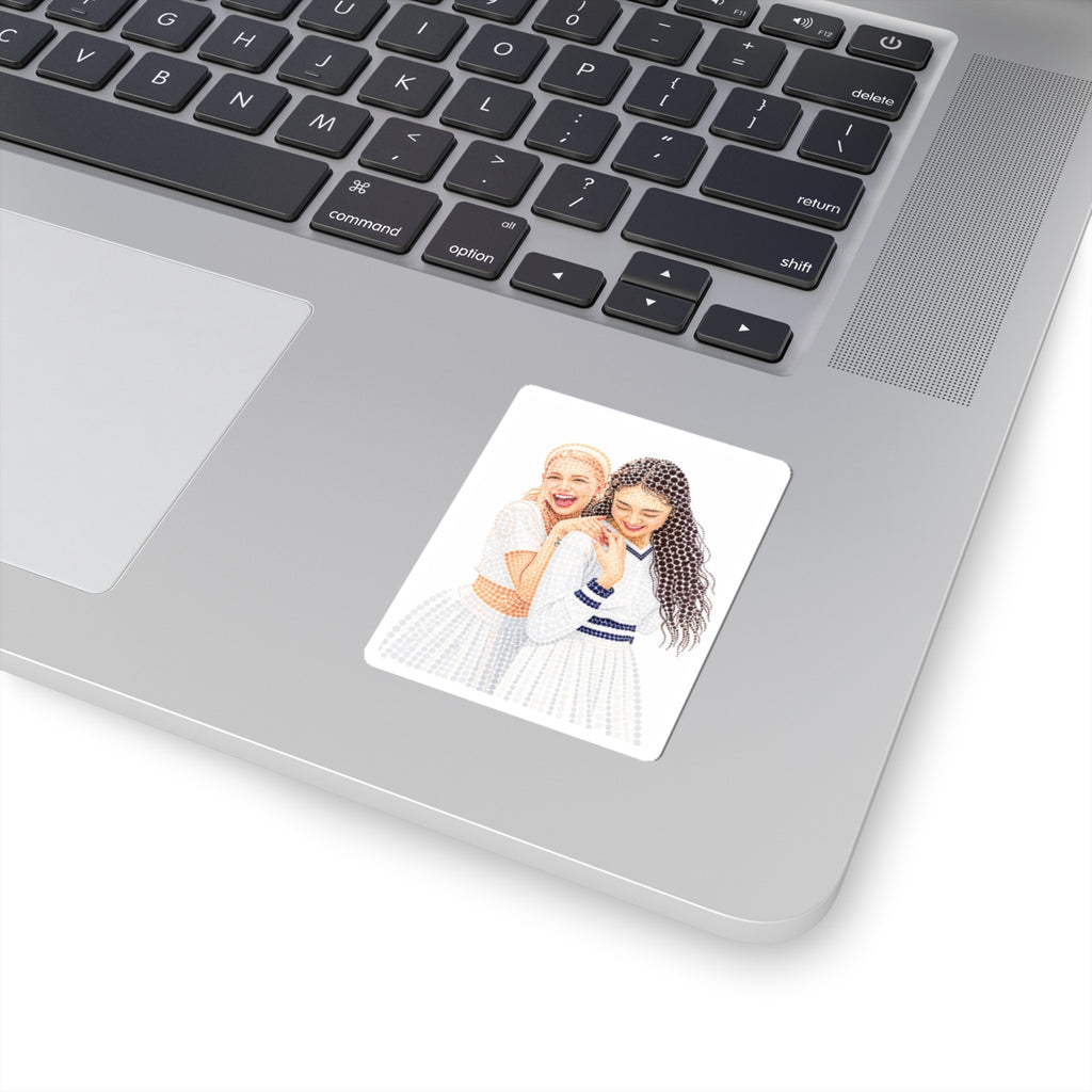 Custom Dots Portrait from Your Photo - Stickers